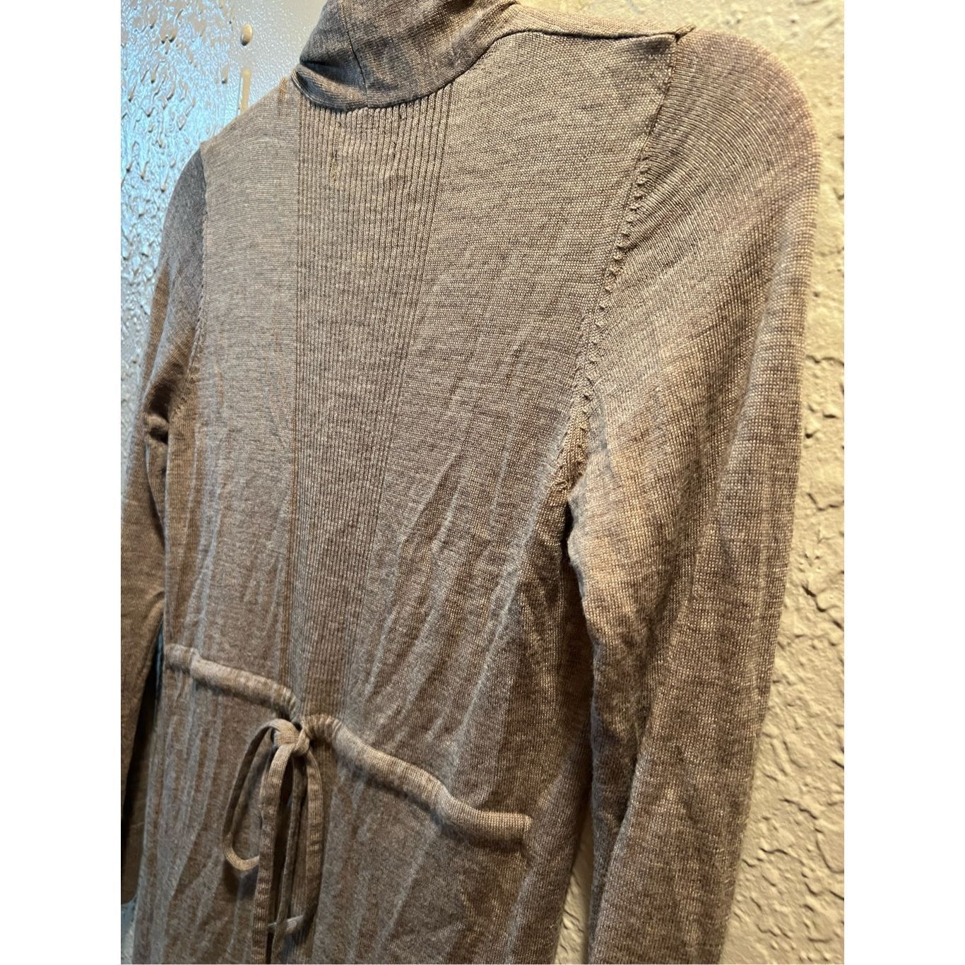 Cynthia Rowley Cynthia Rowley 100% Extrafine Merino Wool Open Front Cardiga Size S / US 4 / IT 40 - 10 Thumbnail