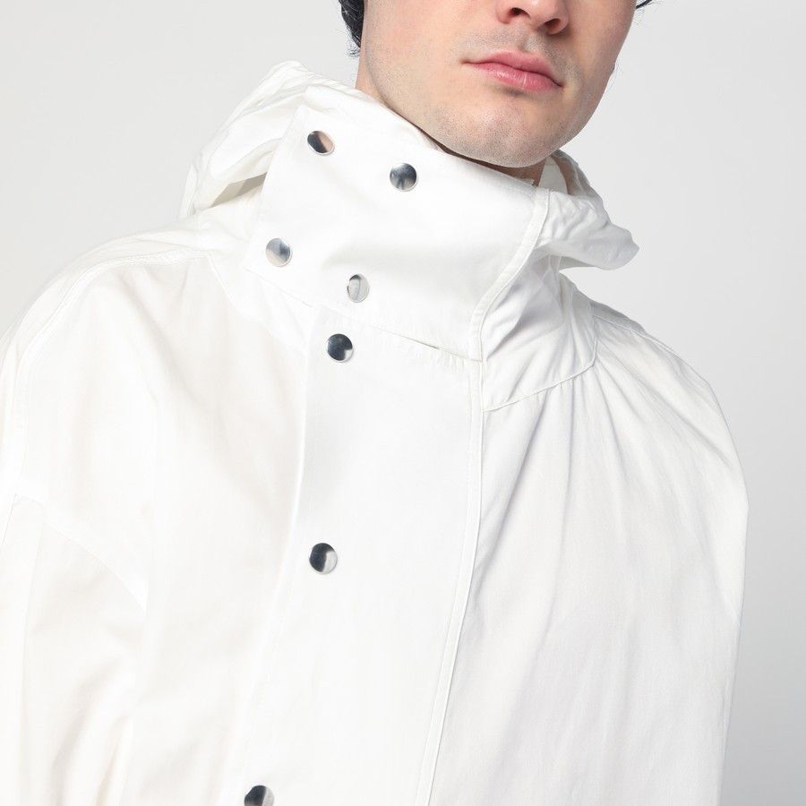 Dries Van Noten o1d2blof0225 Cotton Shirt in White Size US L / EU 52-54 / 3 - 4 Thumbnail