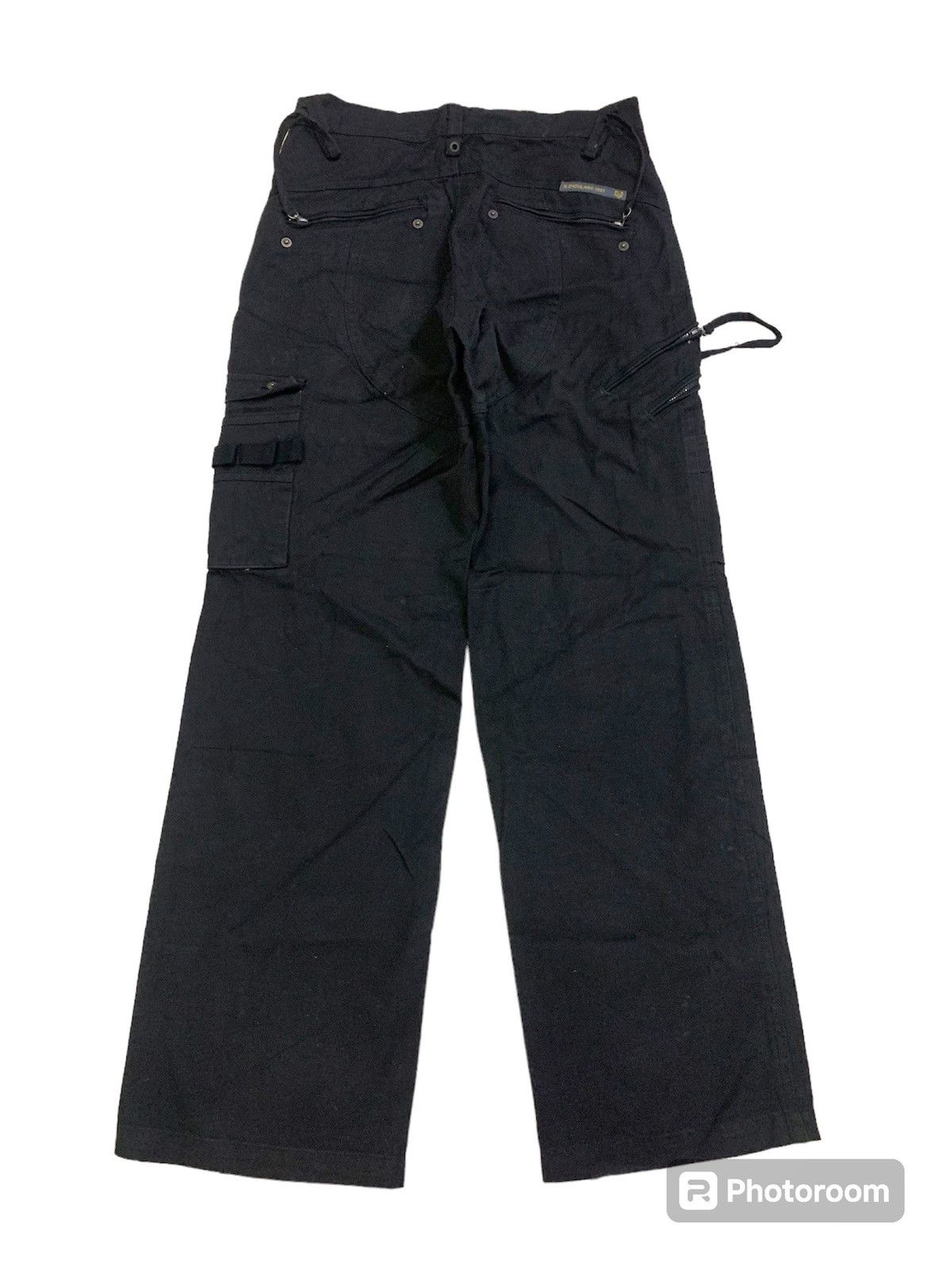 Japanese Brand Japanese Szhoulang Cargo Black Cargo Size US 29 - 3 Thumbnail