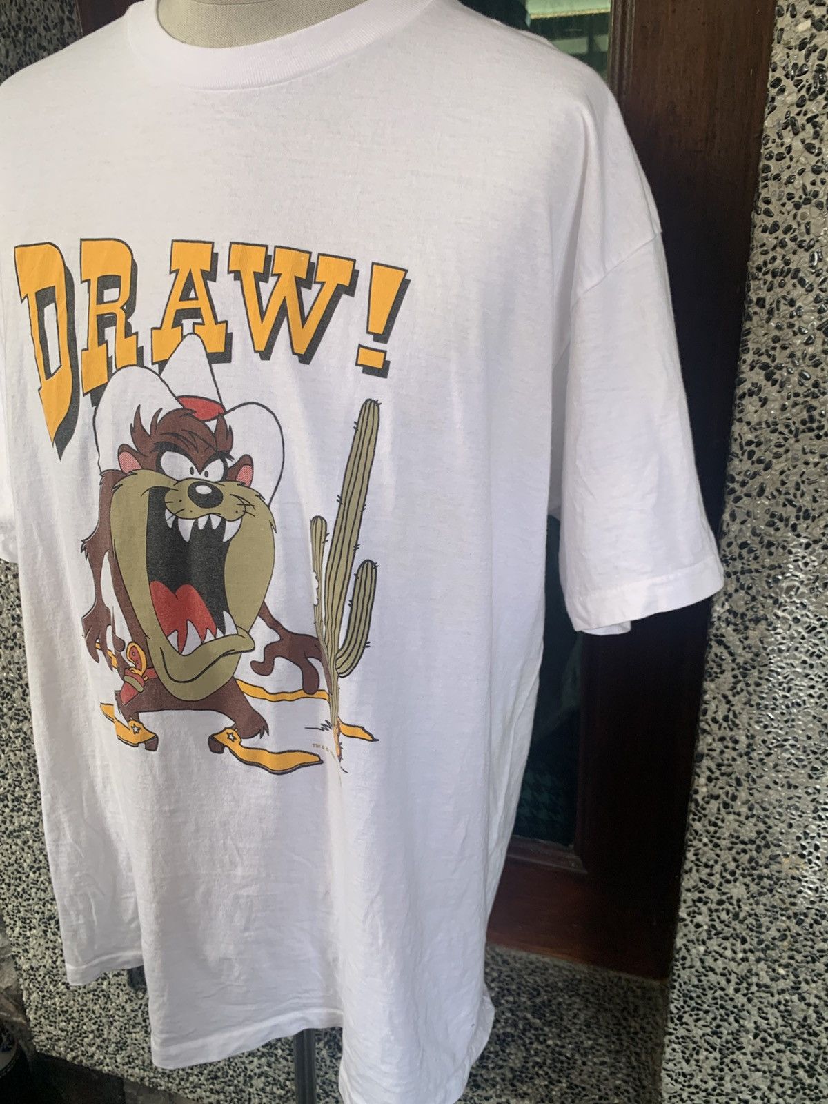 Vintage × Warner Bros Vintage 90s Warner Bros Tazmanian Devil / TAZ Looney Tunes Size US XL / EU 56 / 4 - 4 Thumbnail