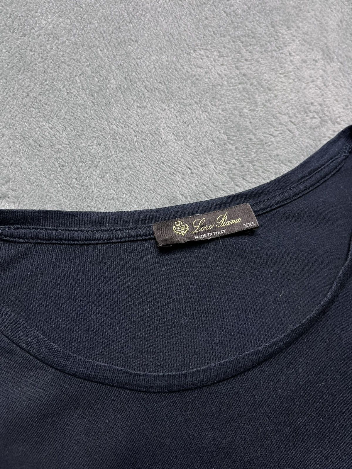 Loro Piana Loro piana - soft t-shirt cotton Size US XXL / EU 58 / 5 - 4 Thumbnail