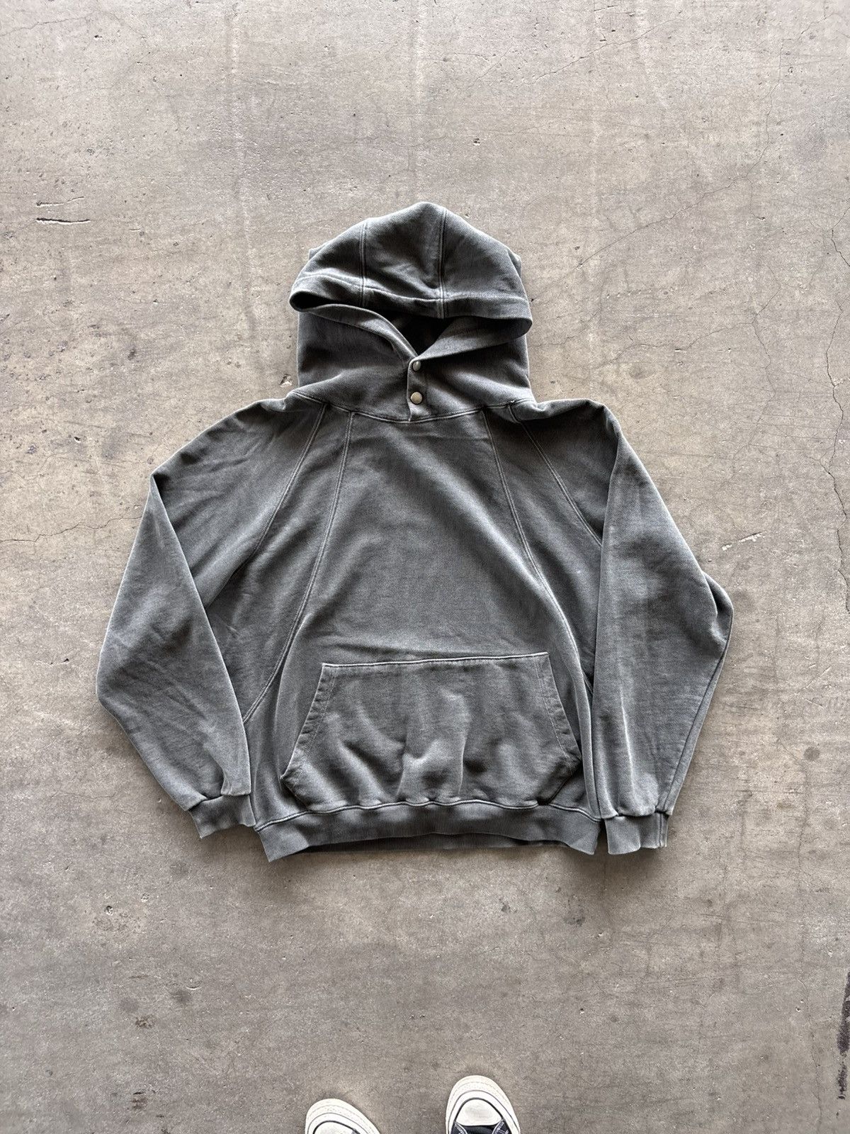 Vintage Cpgn Studio Stone Washed Grey Boxy Hoodie Size US M / EU 48-50 / 2 - 3 Thumbnail