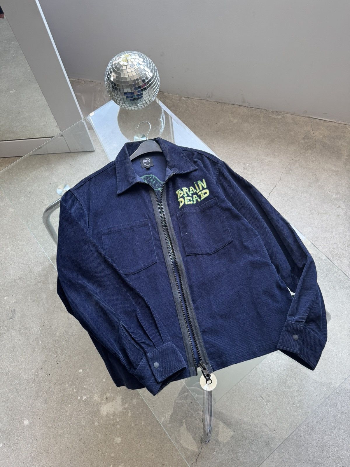 Brain Dead Brain Dead Velvet Jacket Mushroom Size US S / EU 44-46 / 1 - 2 Thumbnail