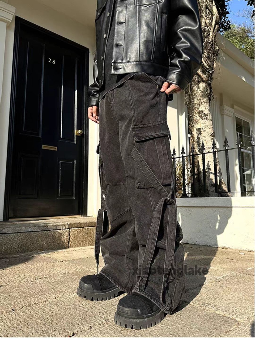 Jean xtl vintage wide Leg loose hiphop y2k flared jeans Size US 34 / EU 50 - 6 Thumbnail