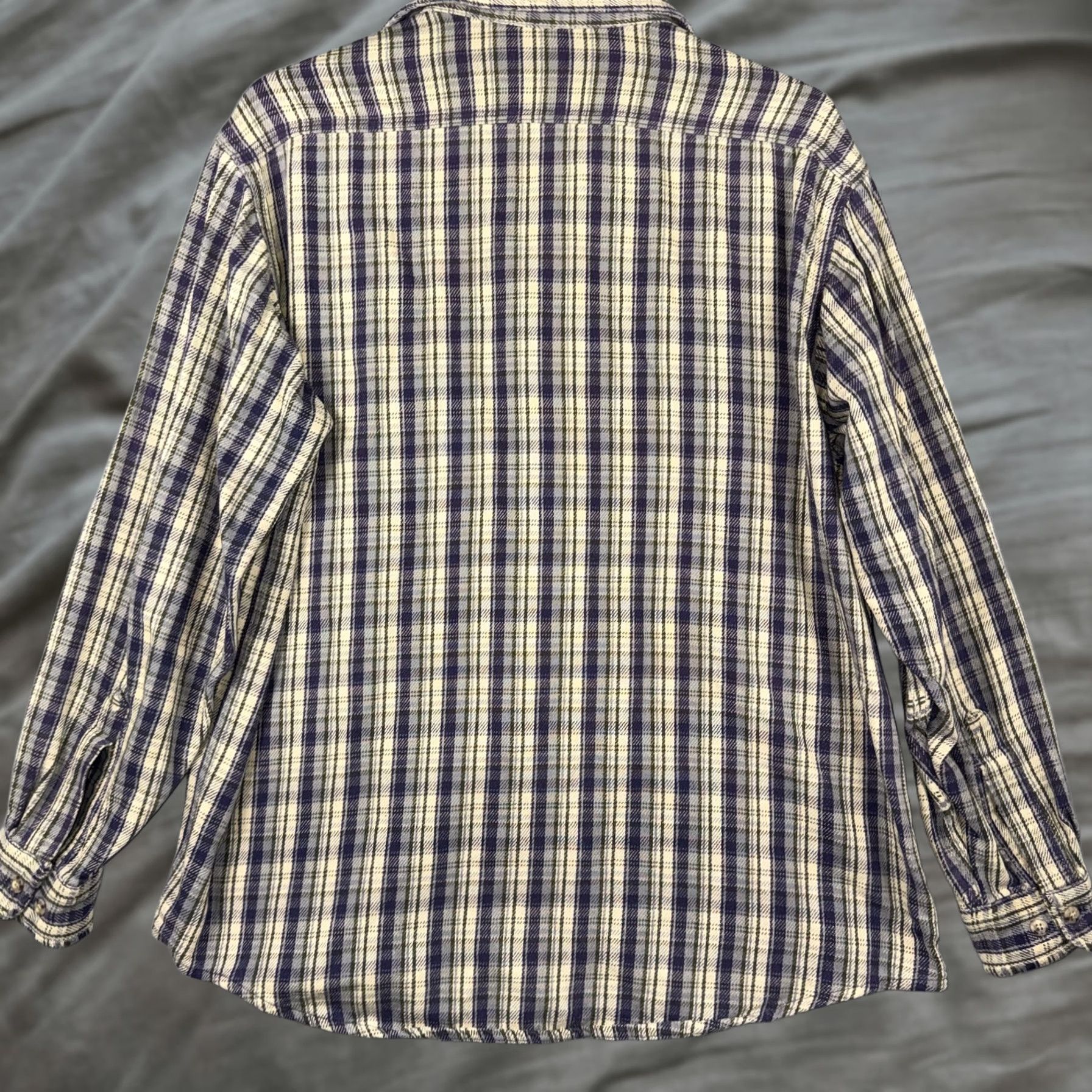 Carhartt Carhartt Shirt Mens Large Blue Plaid Flannel Button Front Long Sleeve Casual Size US L / EU 52-54 / 3 - 1 Thumbnail