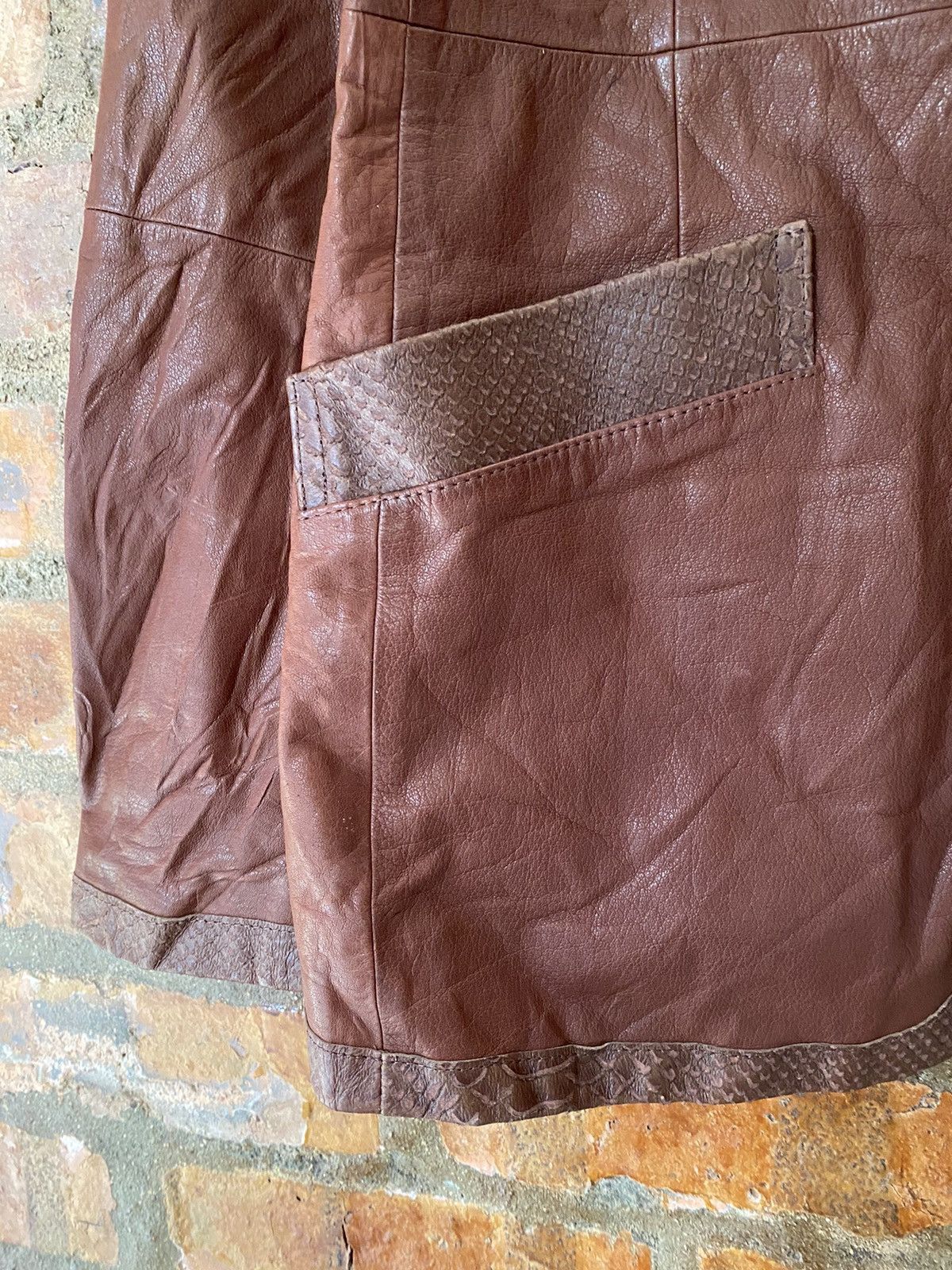 Tornado Mart 🔥🔥🔥Tornado Mart Snake Skin Leather Jacket Size US M / EU 48-50 / 2 - 10 Thumbnail
