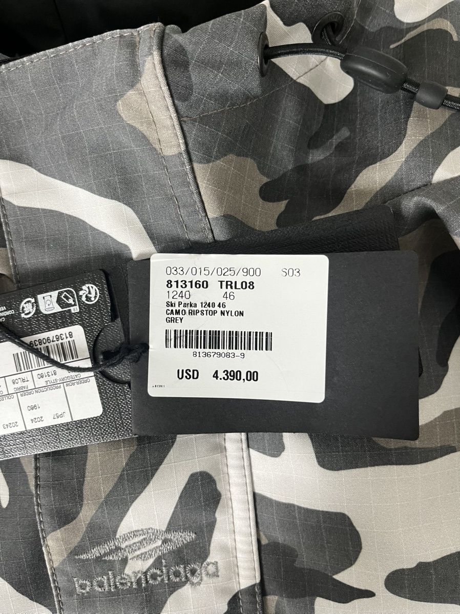 Balenciaga Balenciaga Ski Parka Grey Camo - Size L Size US L / EU 52-54 / 3 - 9 Thumbnail