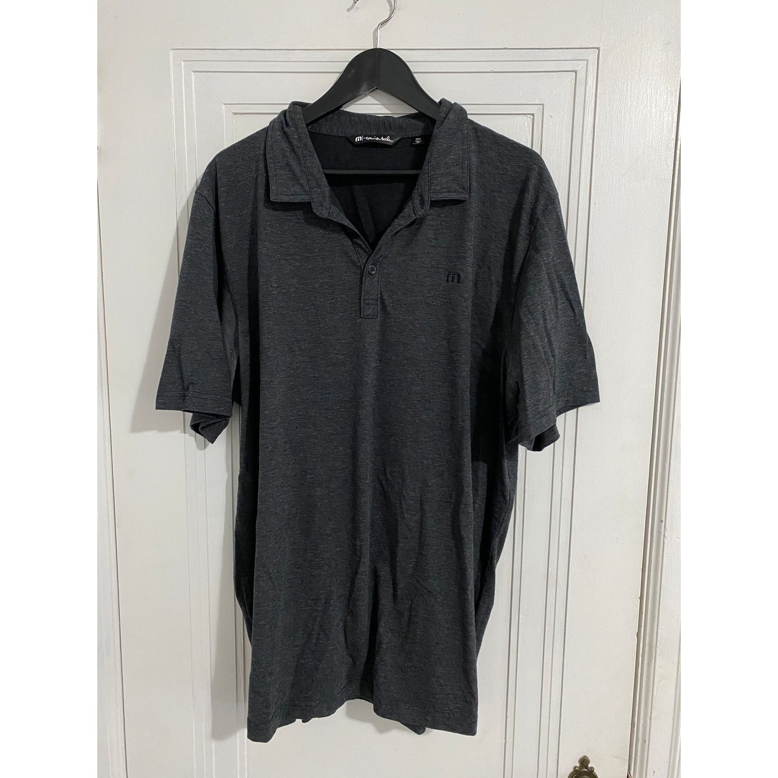 TravisMathew TravisMathew Dark Gray Golf Polo Men's Size 3XL Size US XXL / EU 58 / 5 - 1 Thumbnail