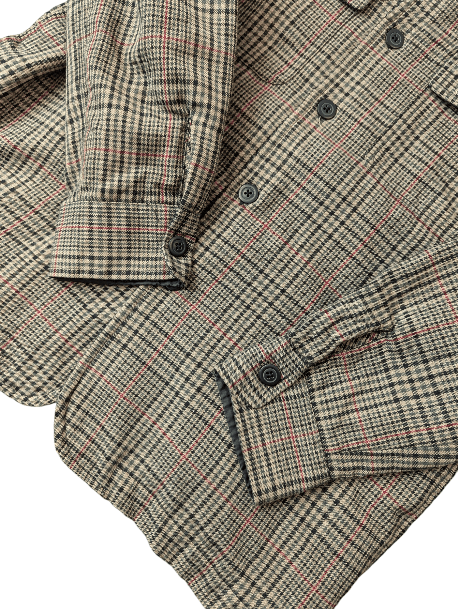 Japanese Brand Crew Checkered Quilted Overshirt Button Ups Jacket Size US L / EU 52-54 / 3 - 5 Thumbnail