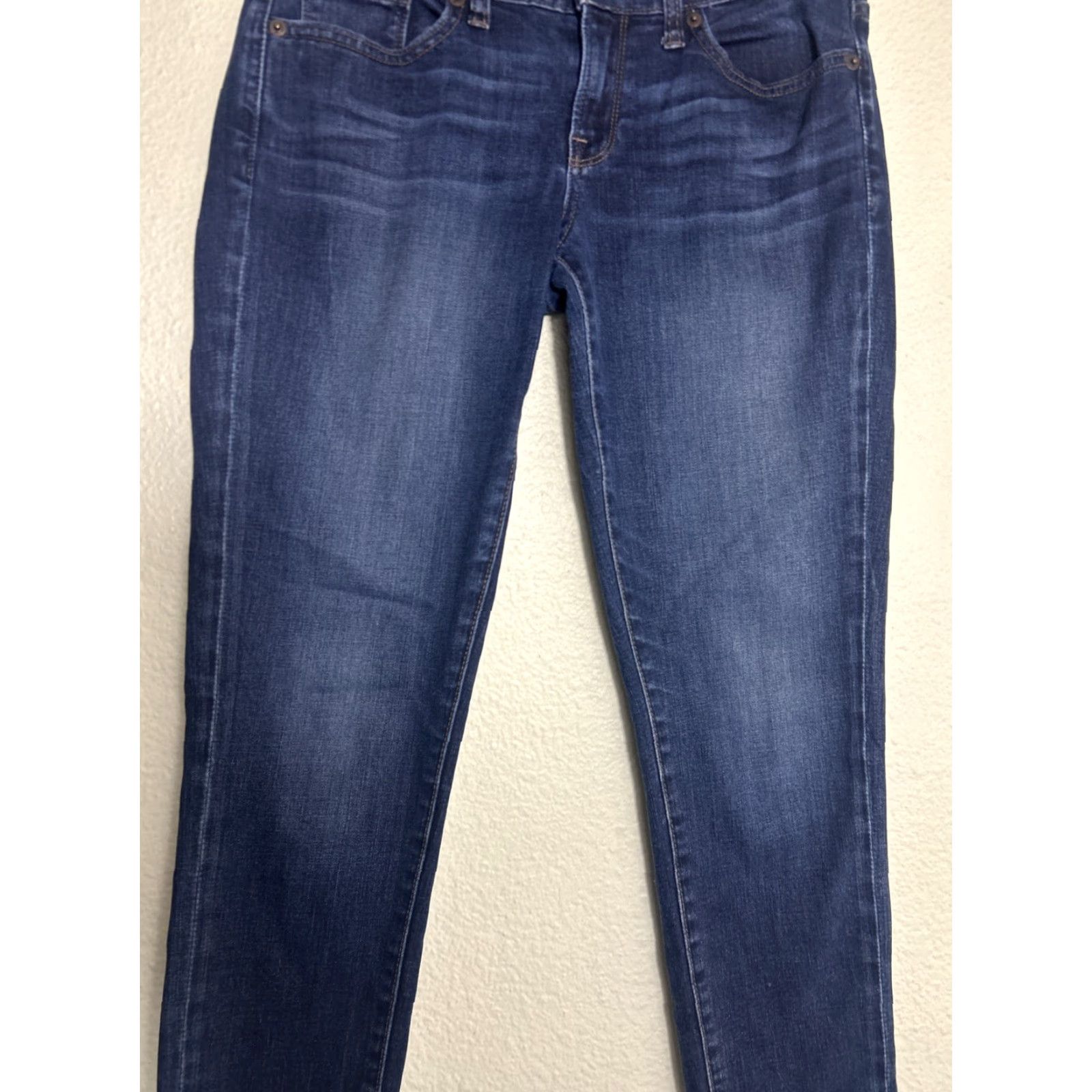 Lucky Brand Lucky Brand Charlie Skinny Dark Wash Jeans Womens 6 Blue 28x29 Skinny 6 Womens Size 28" / US 6 / IT 42 - 3 Thumbnail