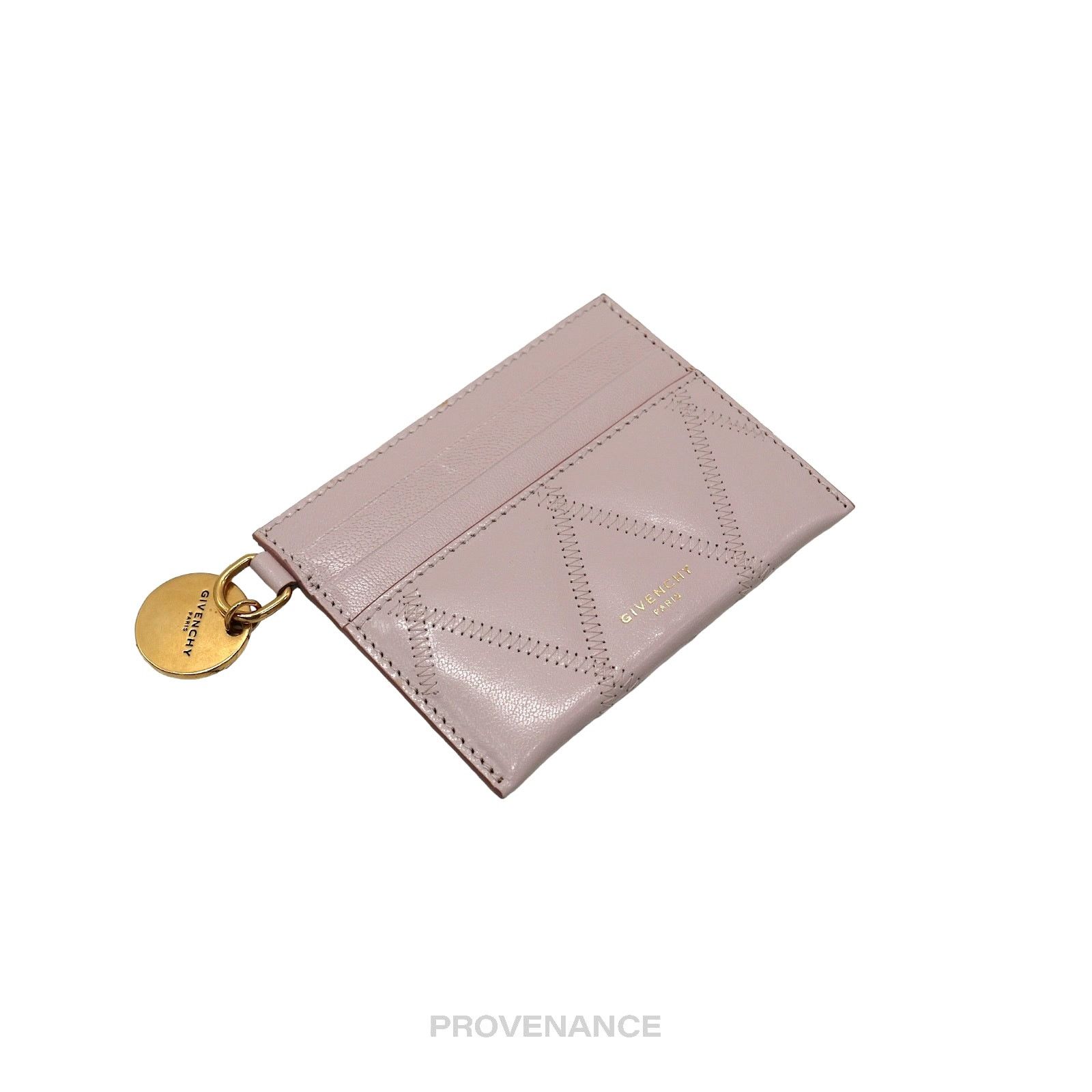 Givenchy 🔴 Givenchy Card Holder Wallet - Quilted Blush Leather Size ONE SIZE - 4 Thumbnail