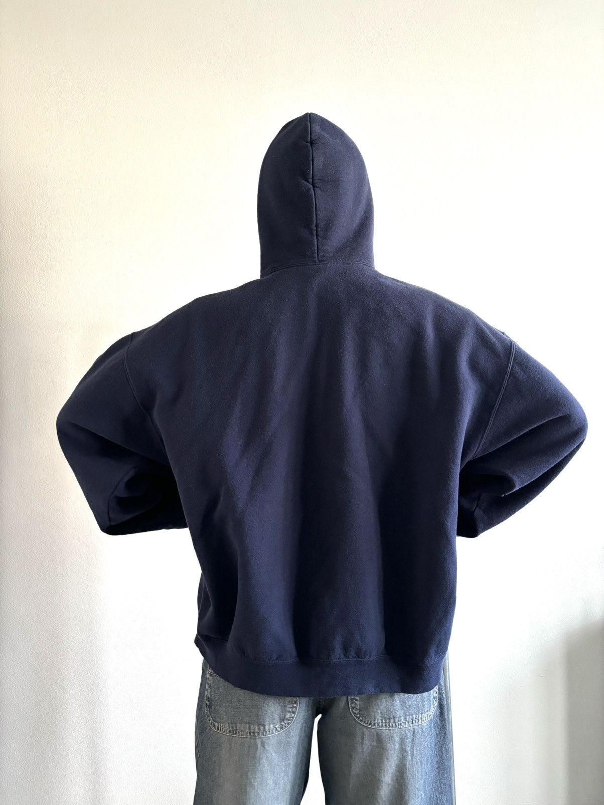 Vintage 3XL Heavy Weight UtZ Jerzees Hoodie Navy Size US XXL / EU 58 / 5 - 13 Thumbnail