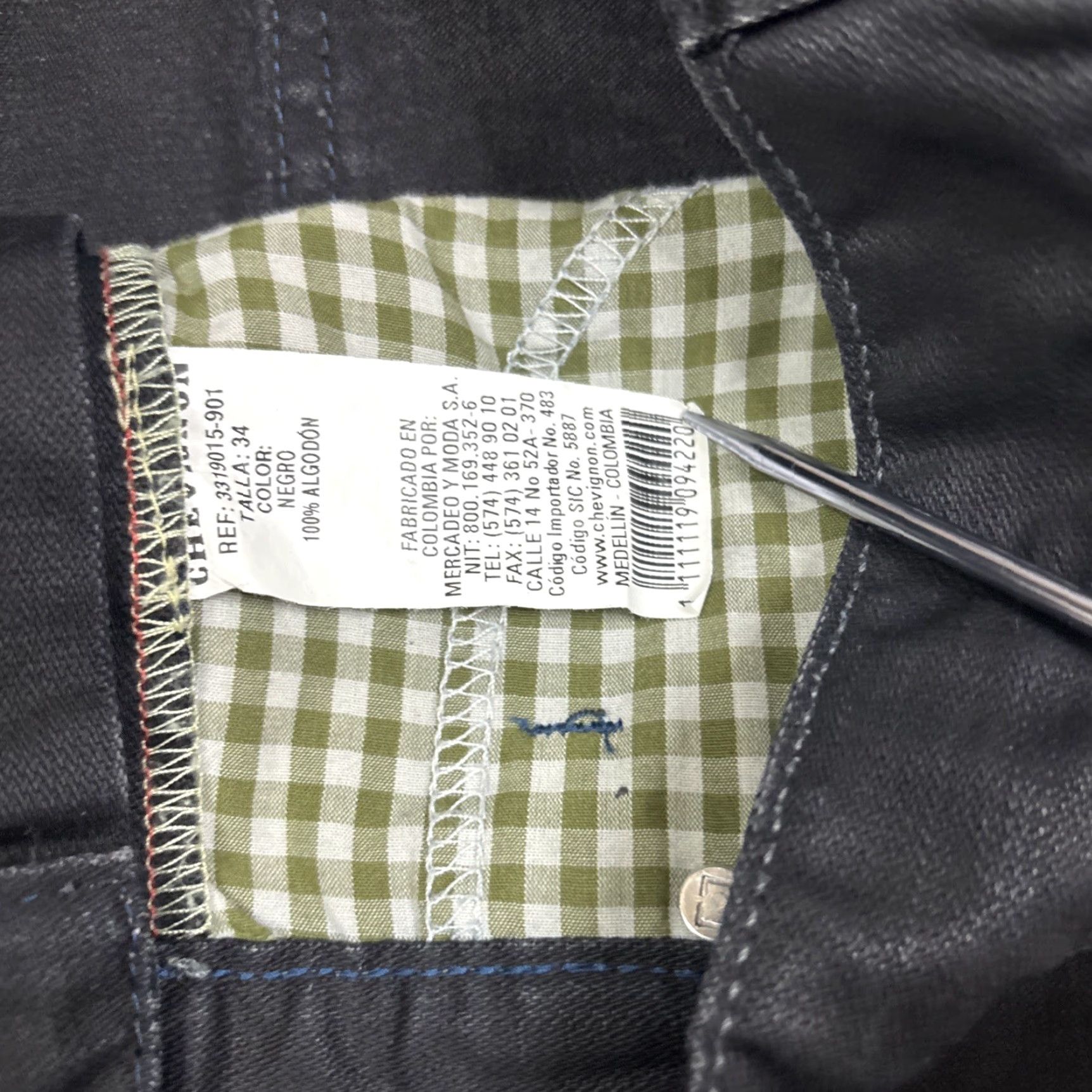 Vintage Chevignon Morrison Jeans Men’s 34 Black Cotton Premium Label Jeans 34 Inseam 34 Straight Men Black Cotton Premium Label Size US 34 / EU 50 - 6 Thumbnail