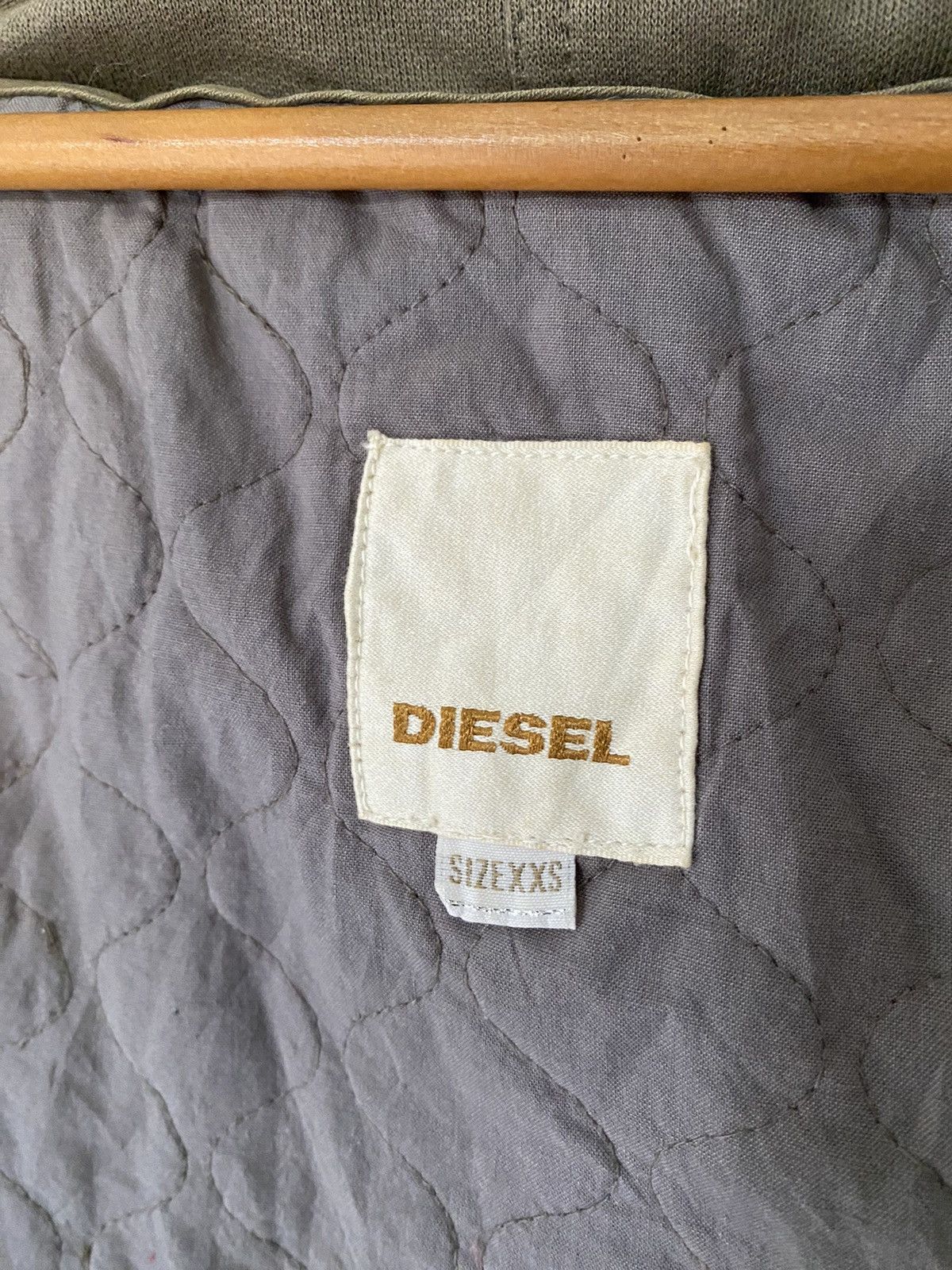 Diesel × If Six Was Nine × Japanese Brand 2000s Diesel crop bono hybrid hoodie Size US XS / EU 42 / 0 - 20 Thumbnail