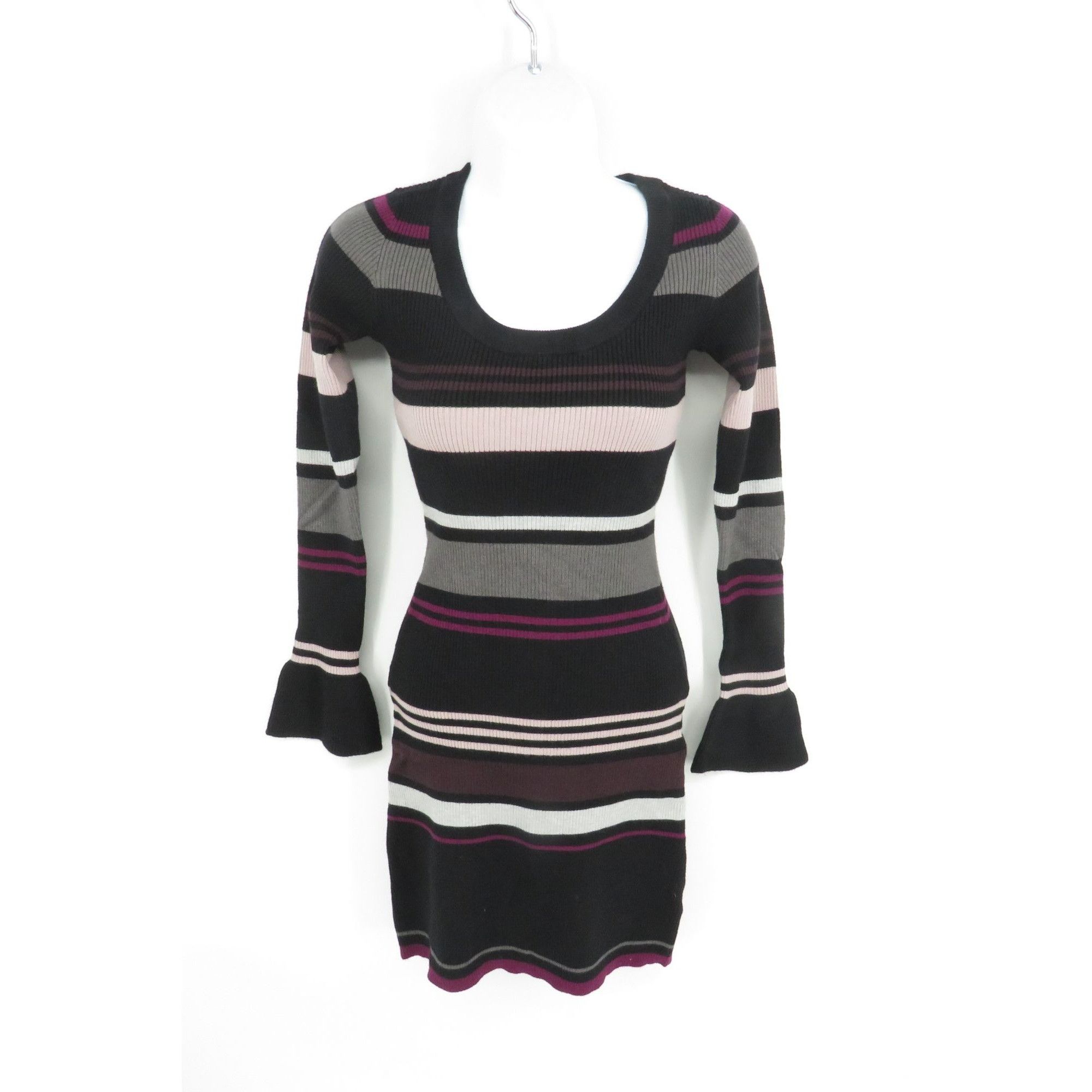 Other Cupcakes And Cashmere Striped Bodycon Sweater Dress XS NWT $ Size XS / US 0-2 / IT 36-38 - 1 Thumbnail