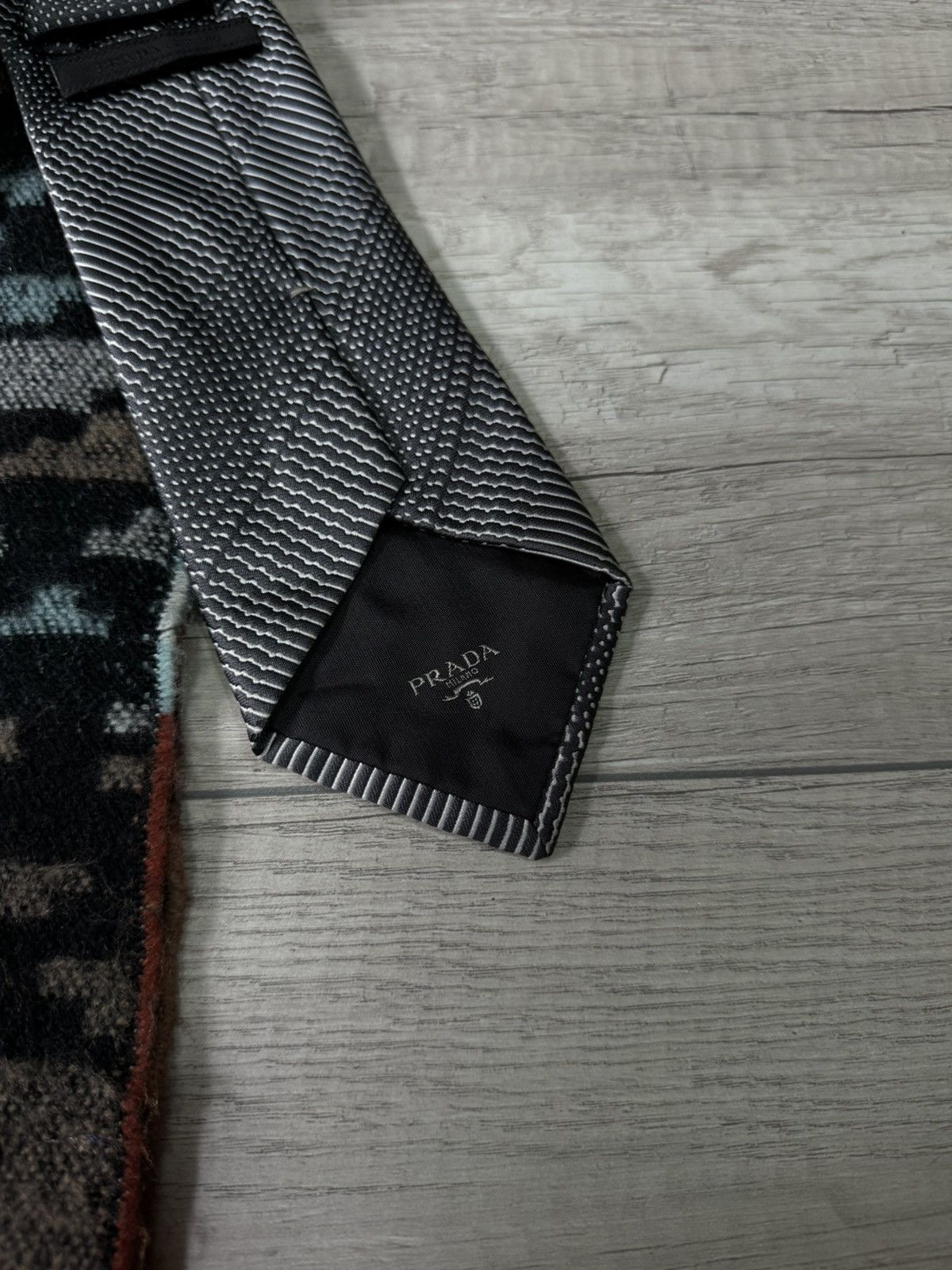 Prada Prada Silk Tie Size ONE SIZE - 3 Thumbnail