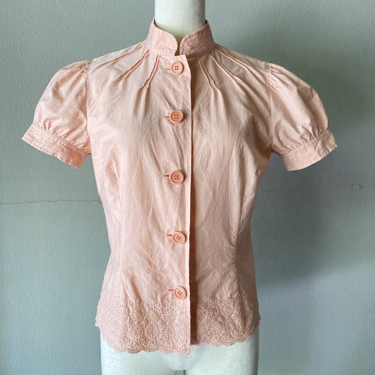 Paul Smith Paul Smith Peach Puff Blouse Size S / US 4 / IT 40 - 7 Thumbnail