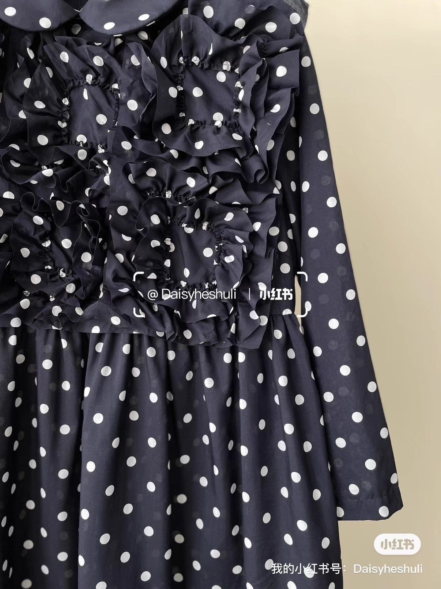 Comme des Garcons Comme des Garçons CDG Girl Polka Dot Ruffle Dress, Ｑ24 Size S / US 4 / IT 40 - 4 Thumbnail