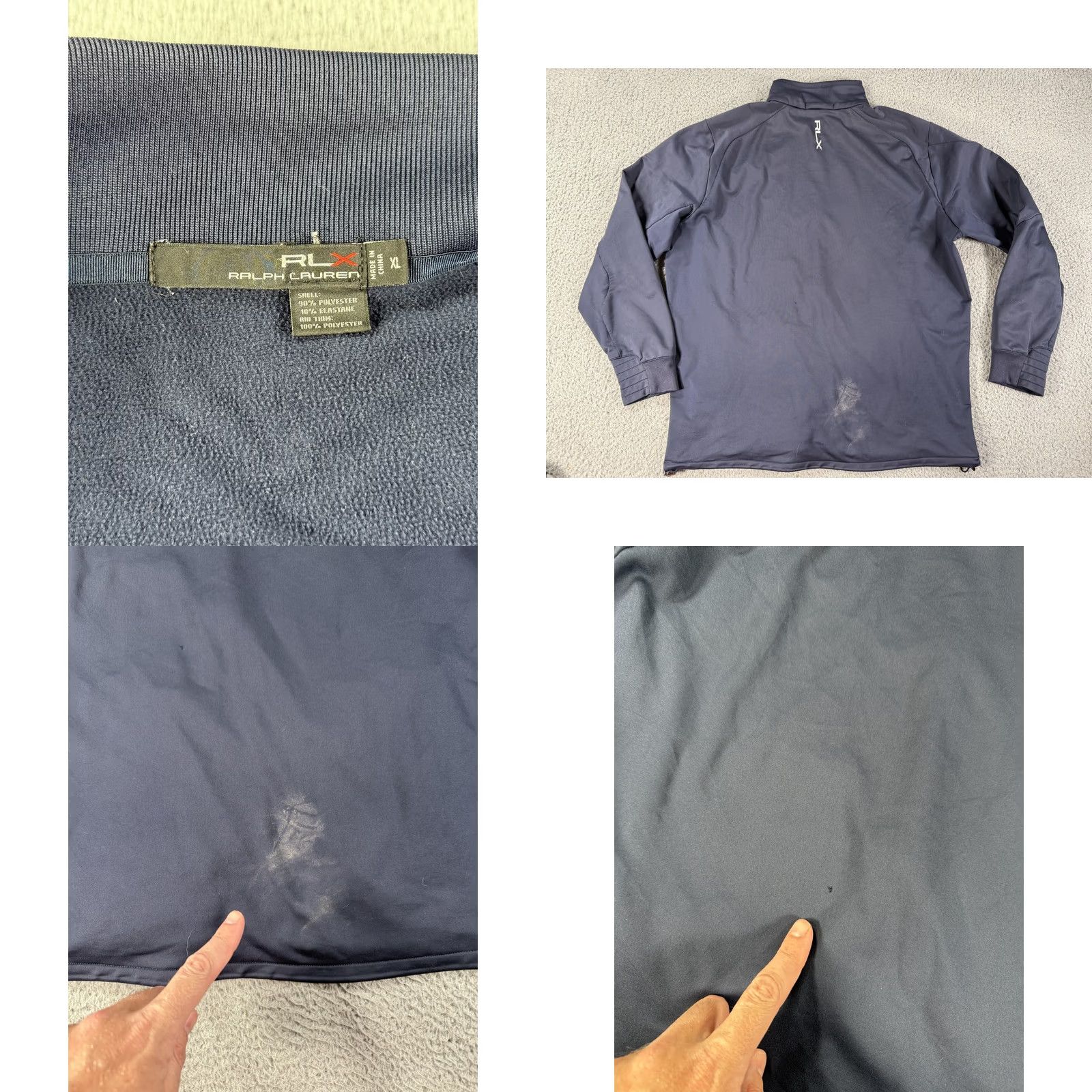 Ralph Lauren Ralph Lauren RLX Jacket Mens XL Blue Full Zip Golf Performance Polyester Windbreaker, Logo, Zipper, Pockets, Lightweight, Stretch, Wind-Resistant Size US XL / EU 56 / 4 - 9 Thumbnail