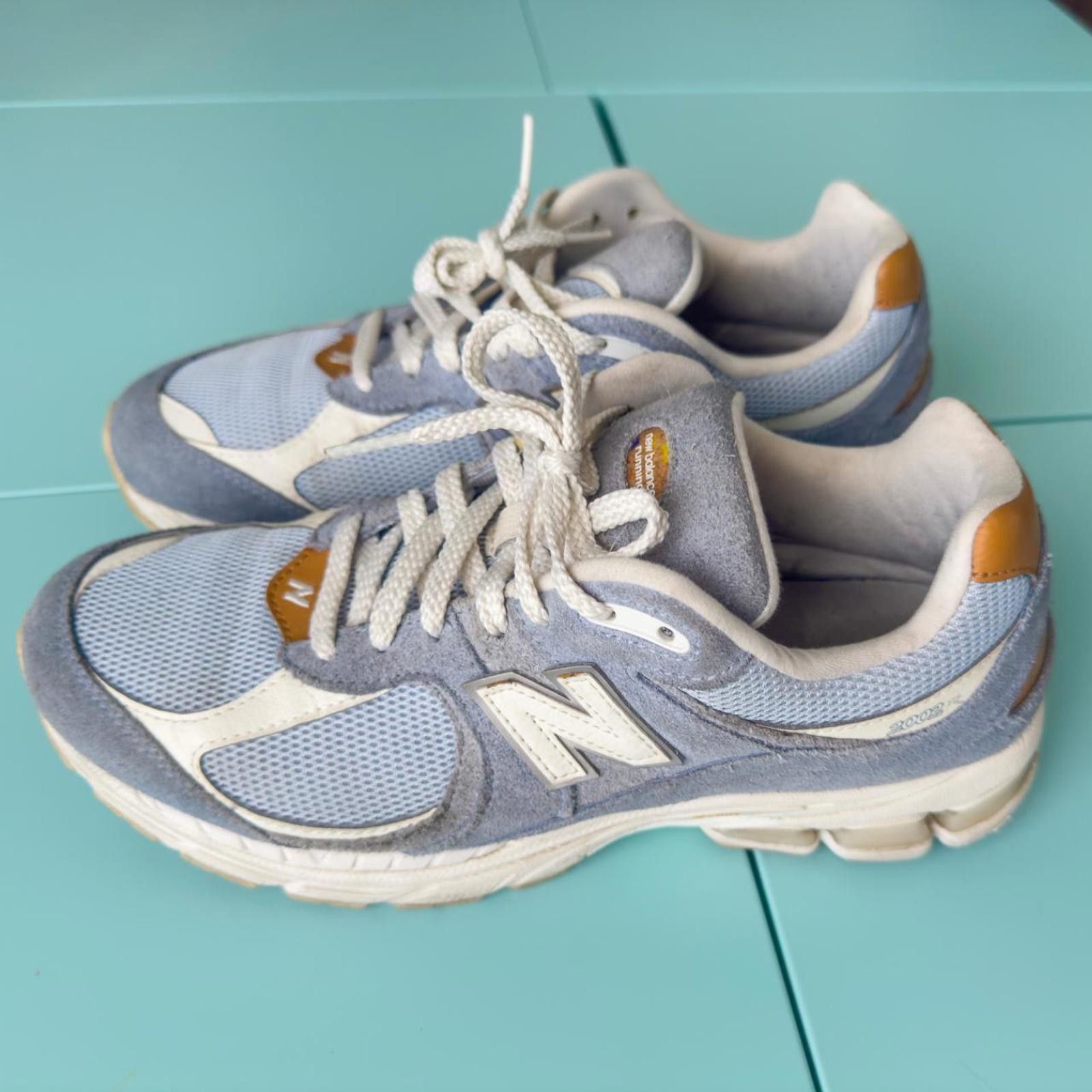 New Balance New Balance Men's Blue and Tan Trainer Size US 9.5 / EU 42-43 - 1 Thumbnail