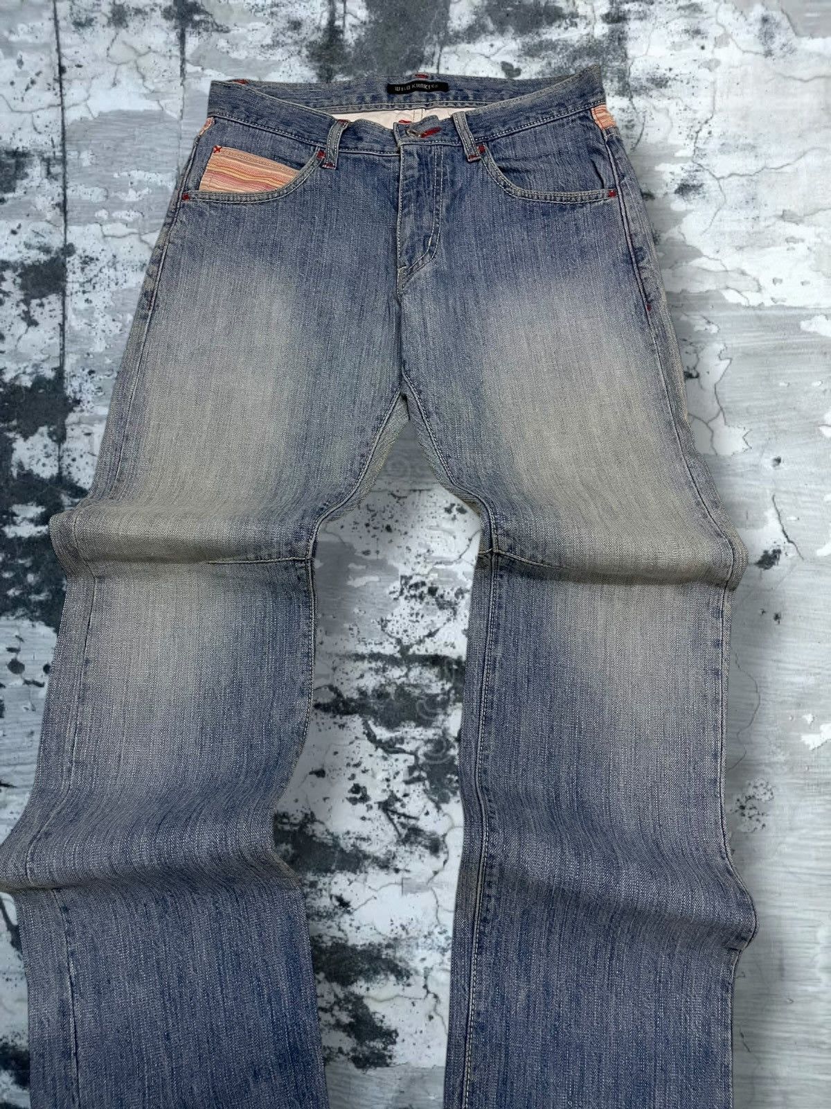Japanese Brand Vintage 1990s Japan Designer Wild Khakis Engineered Denim Size US 30 / EU 46 - 4 Thumbnail