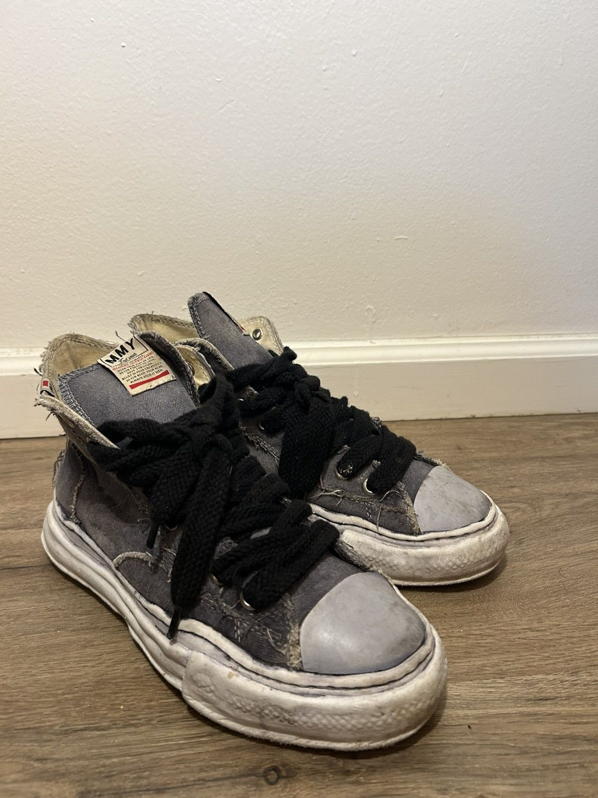 Maison MIHARA YASUHIRO *Rare*(Over dyed) Hi top maison mihara yasuhiro shoes Size US 9 / EU 42 - 1 Thumbnail