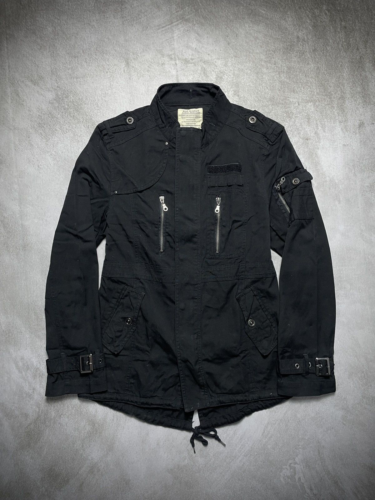 Japanese Brand 2000’s Real Standard - Vkei Style Bondage Parka Jacket Size US M / EU 48-50 / 2 - 1 Thumbnail