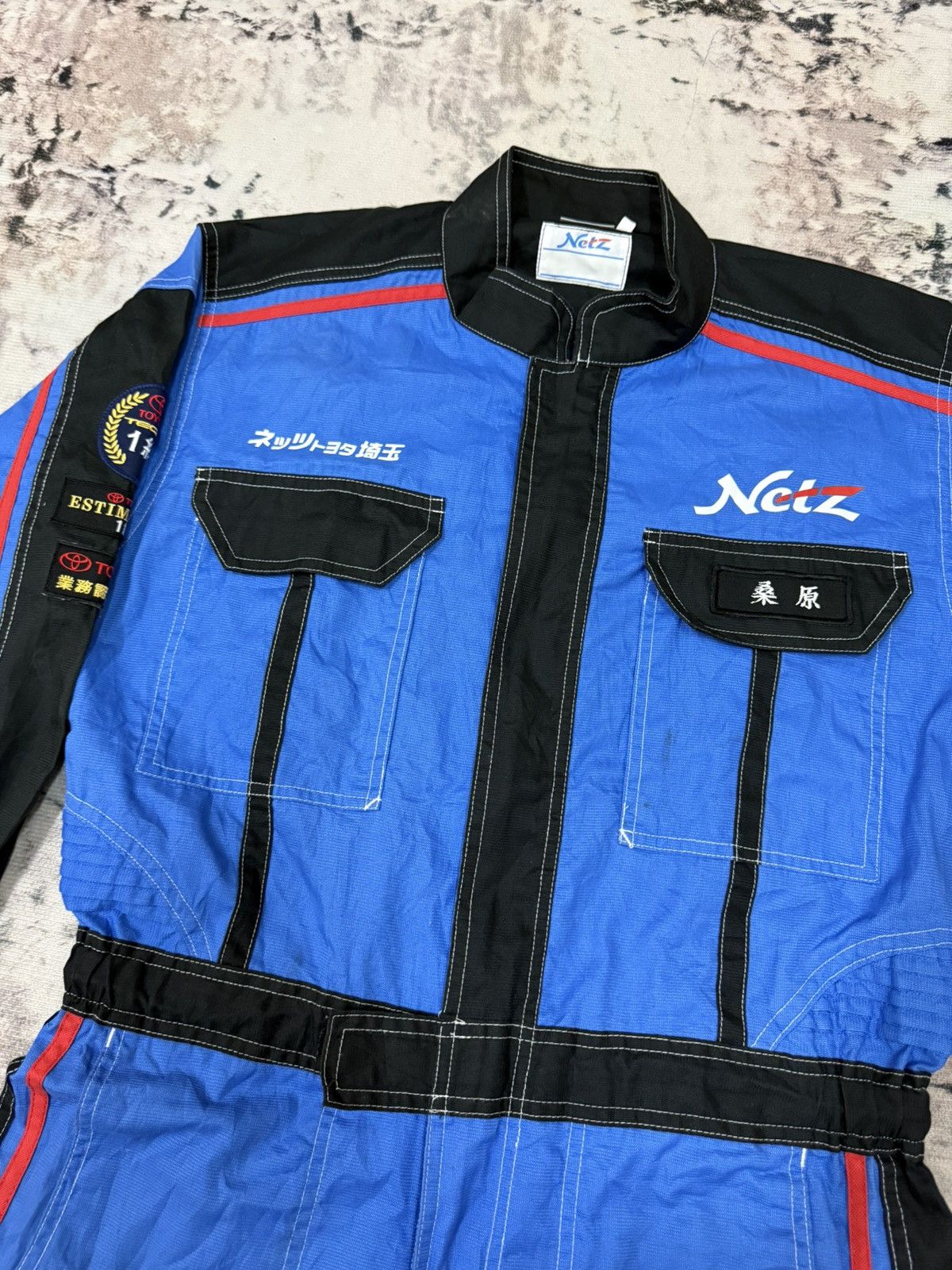 Japanese Brand × Vintage Vintage Netz Toyota Motosport Overall Size US 35 - 6 Thumbnail