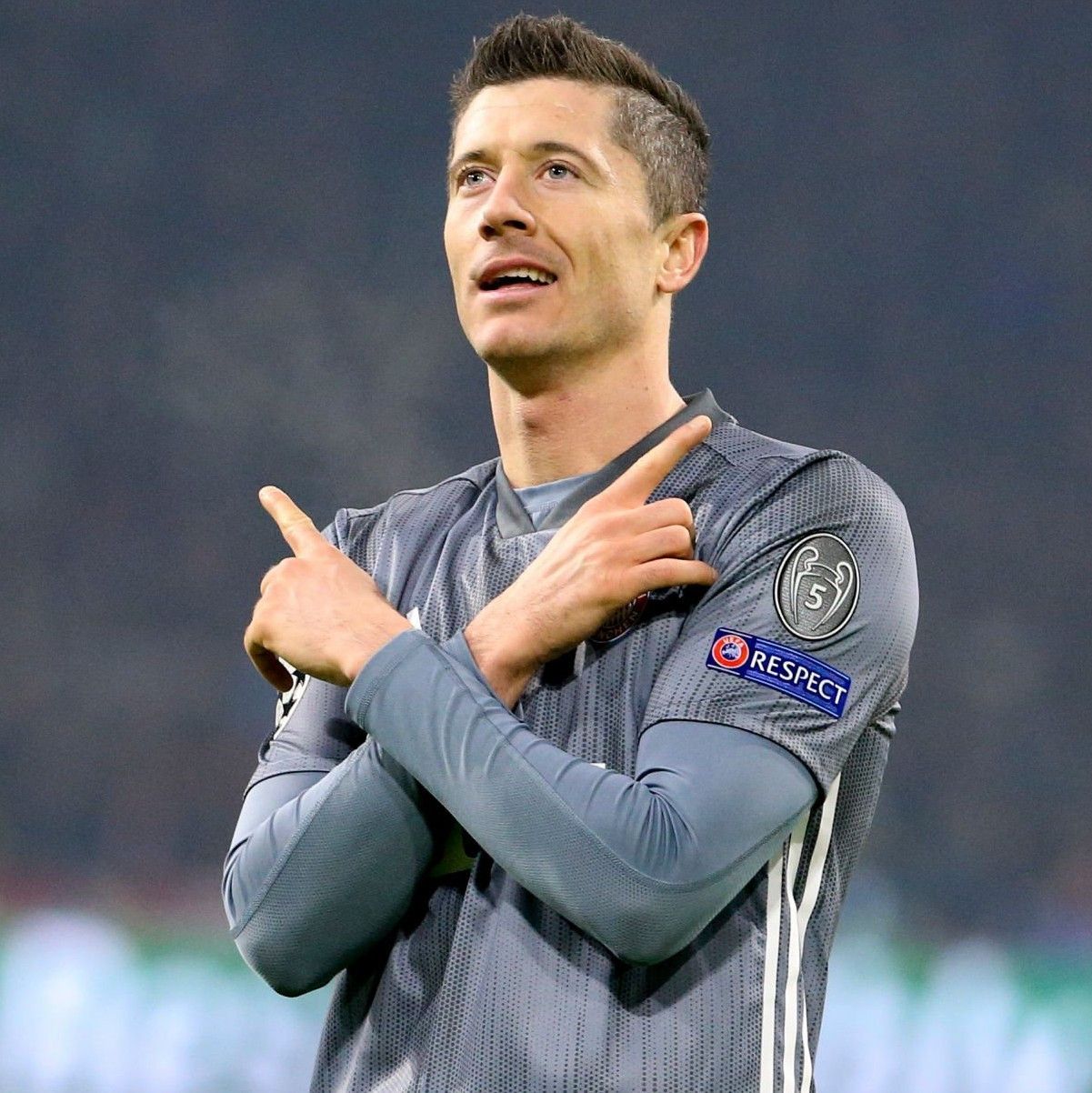 Adidas Bayern Munchen 2018-2019 Third Jersey Robert Lewandowski Size US M / EU 48-50 / 2 - 11 Thumbnail