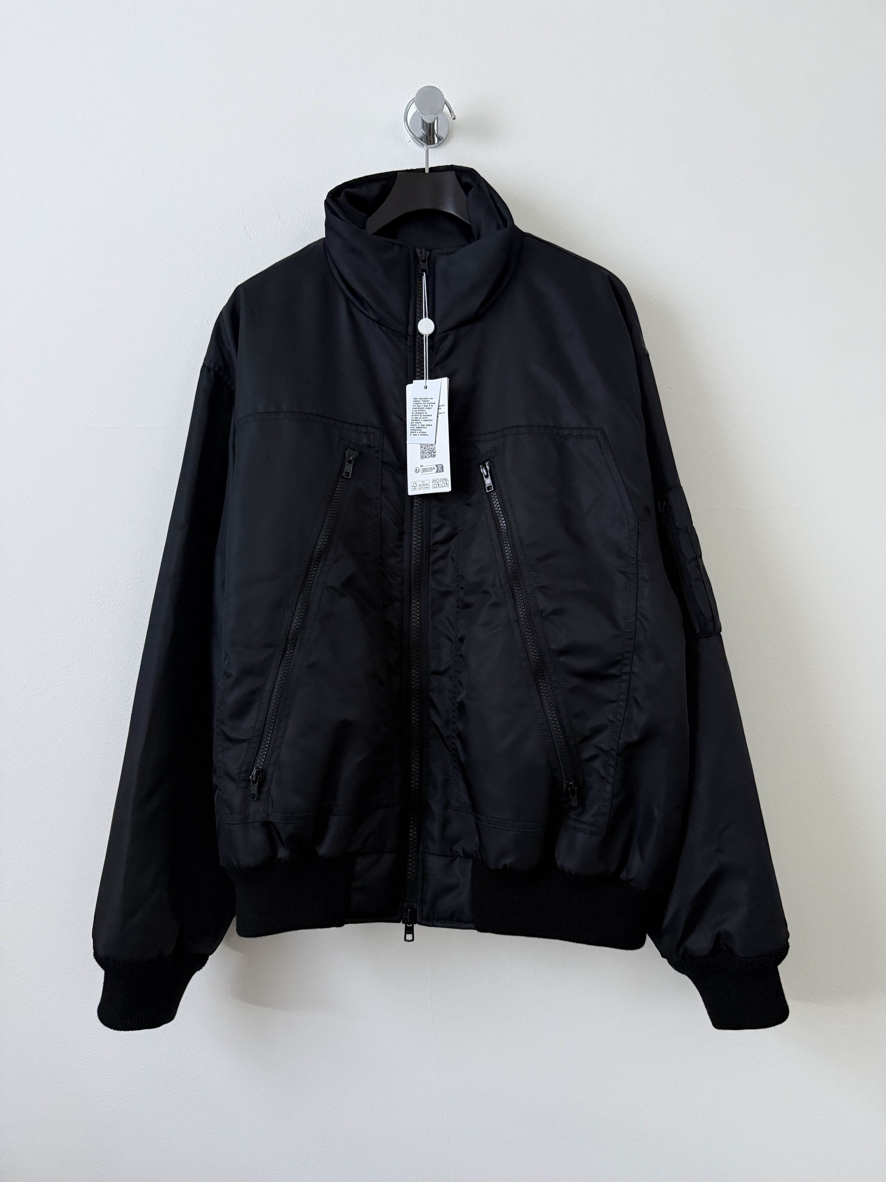 Maison Margiela MM6 Nylon Zip Bomber Jacket Size US M / EU 48-50 / 2 - 1 Thumbnail