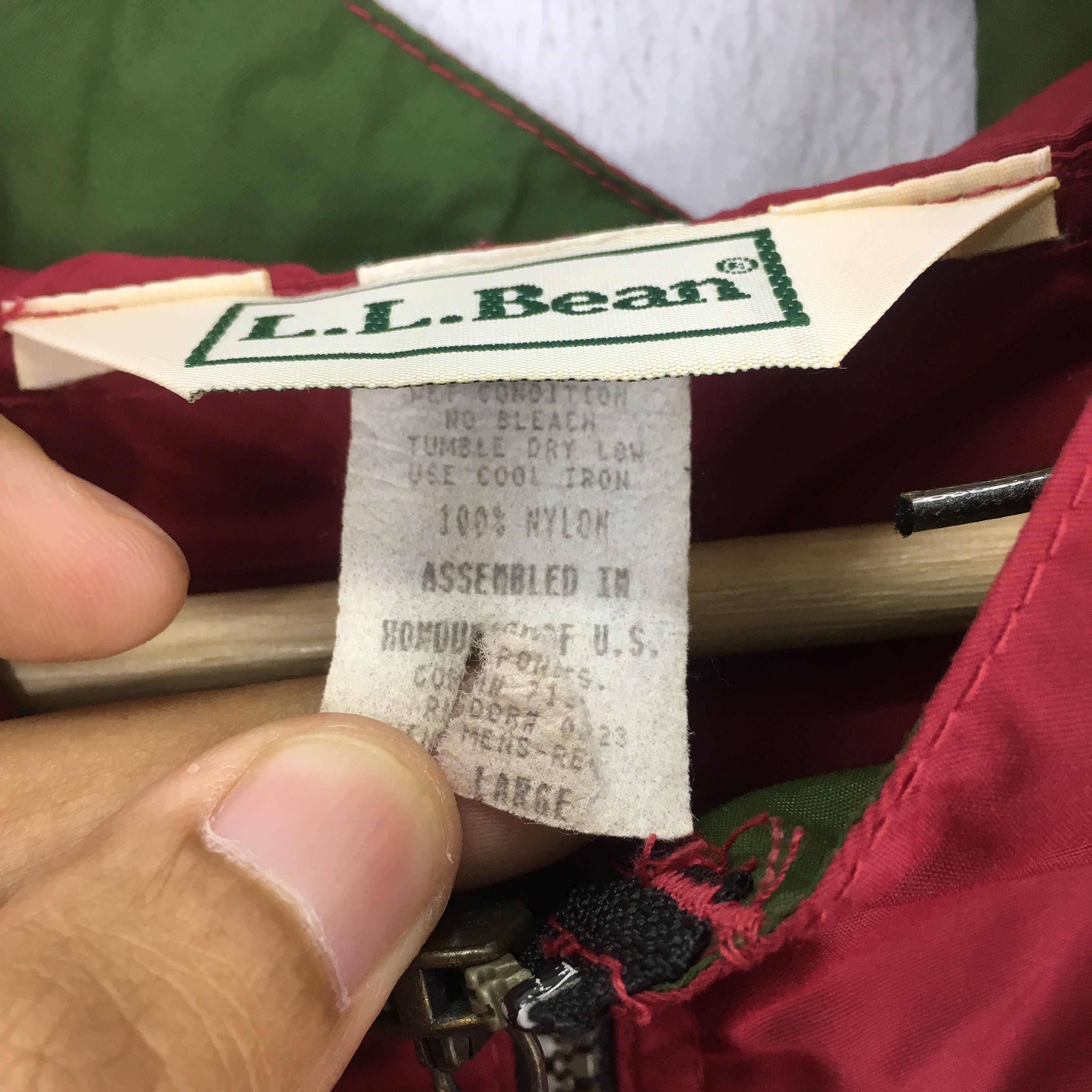 L.L. Bean Vintage 90s L.L Bean Sportswear Usa Anorak Jacket Size US L / EU 52-54 / 3 - 12 Thumbnail