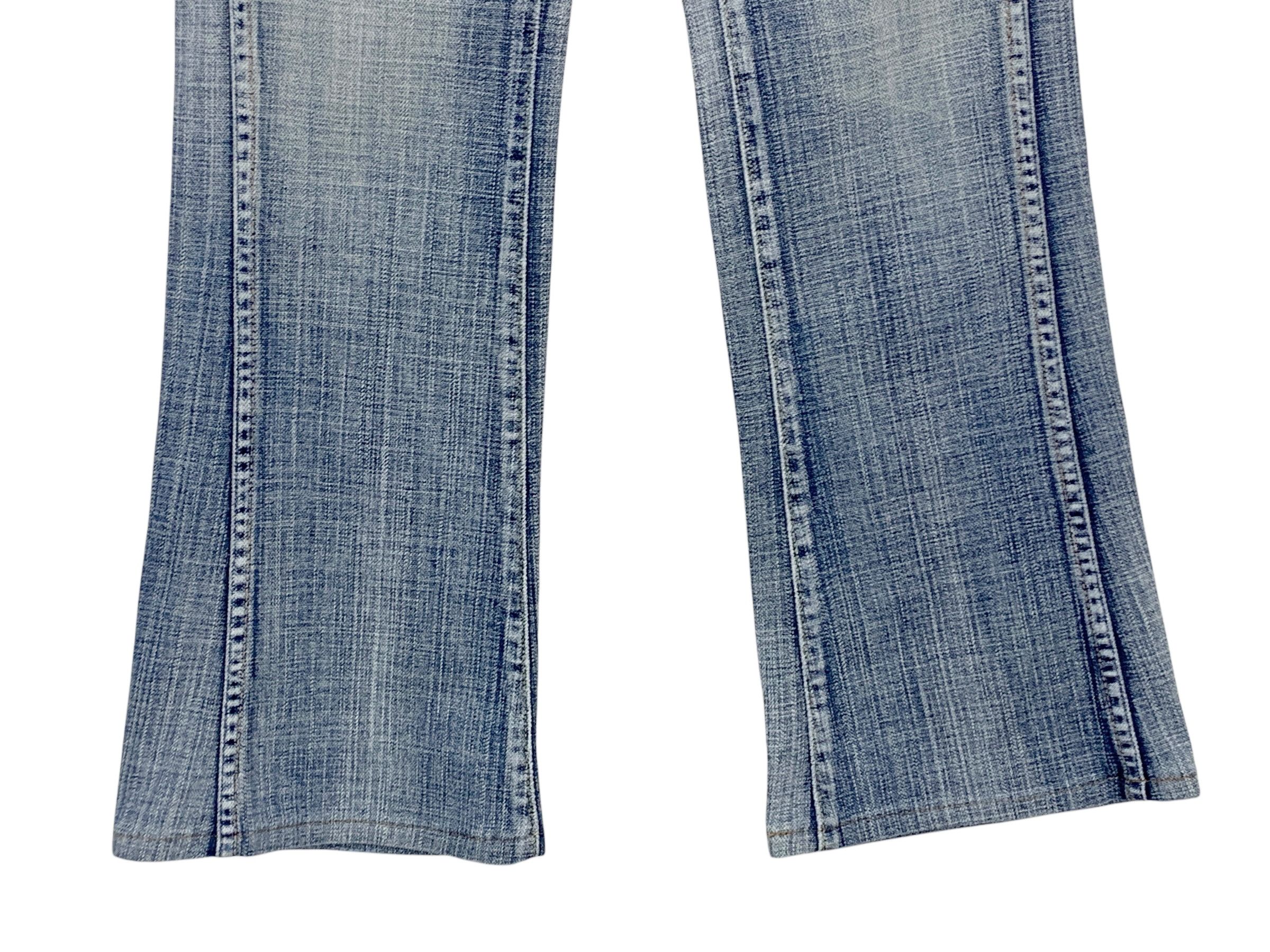 Japanese Brand Brappers Flare Women Denim Bootcut Low Rise Size 26" / US 2 / IT 38 - 5 Thumbnail