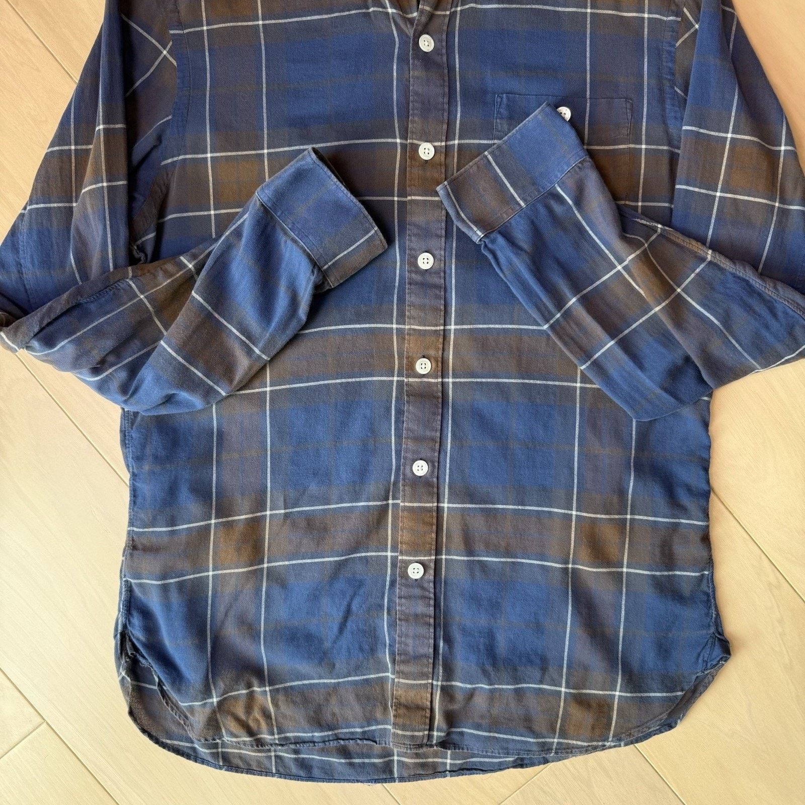Todd Snyder Todd Snyder Shirt Small Blue Multicolor Plaid Long Sleeve Size US S / EU 44-46 / 1 - 6 Thumbnail