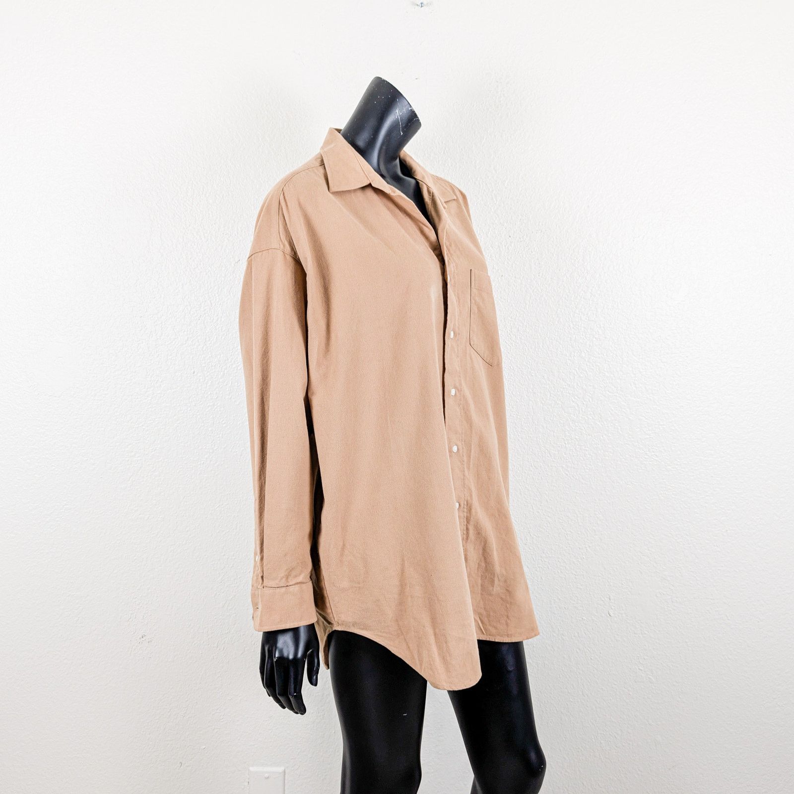 Frank & Eileen Frank & Eileen $308 Mackenzie Oversized shirt soft Brushed Size ONE SIZE - 7 Thumbnail