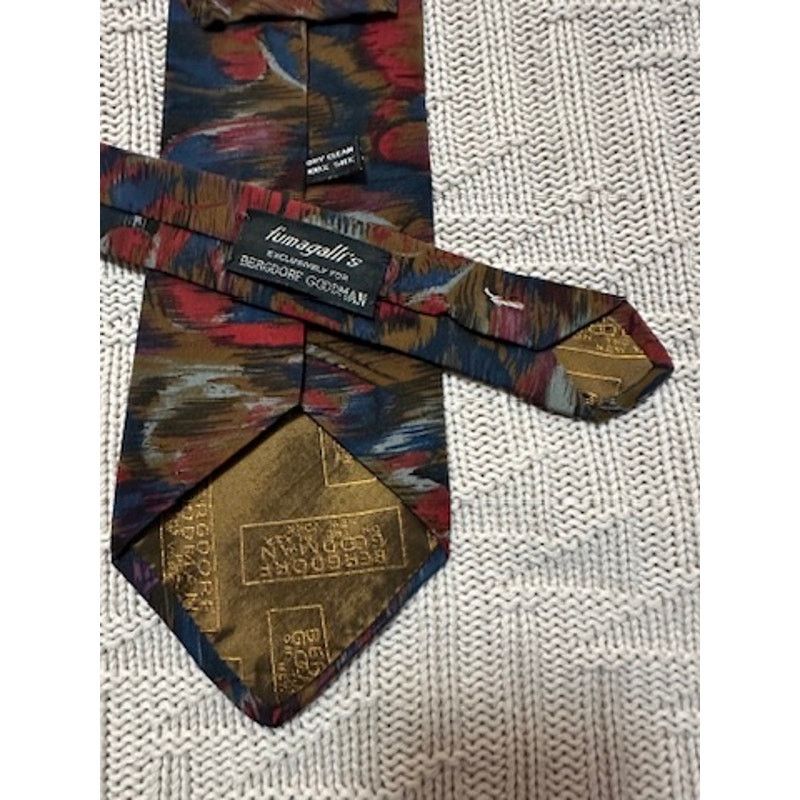 Fumagalli Fumagalli for Bergdorf Goodman abstract print silk tie Size ONE SIZE - 2 Thumbnail