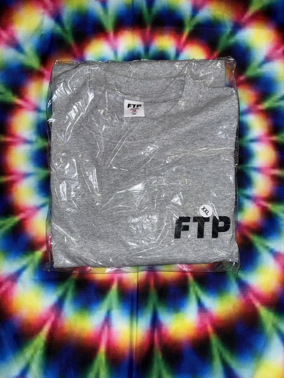 Fuck The Population FTP Flocked Logo T-Shirt Grey Size US XXL / EU 58 / 5 - 1 Thumbnail