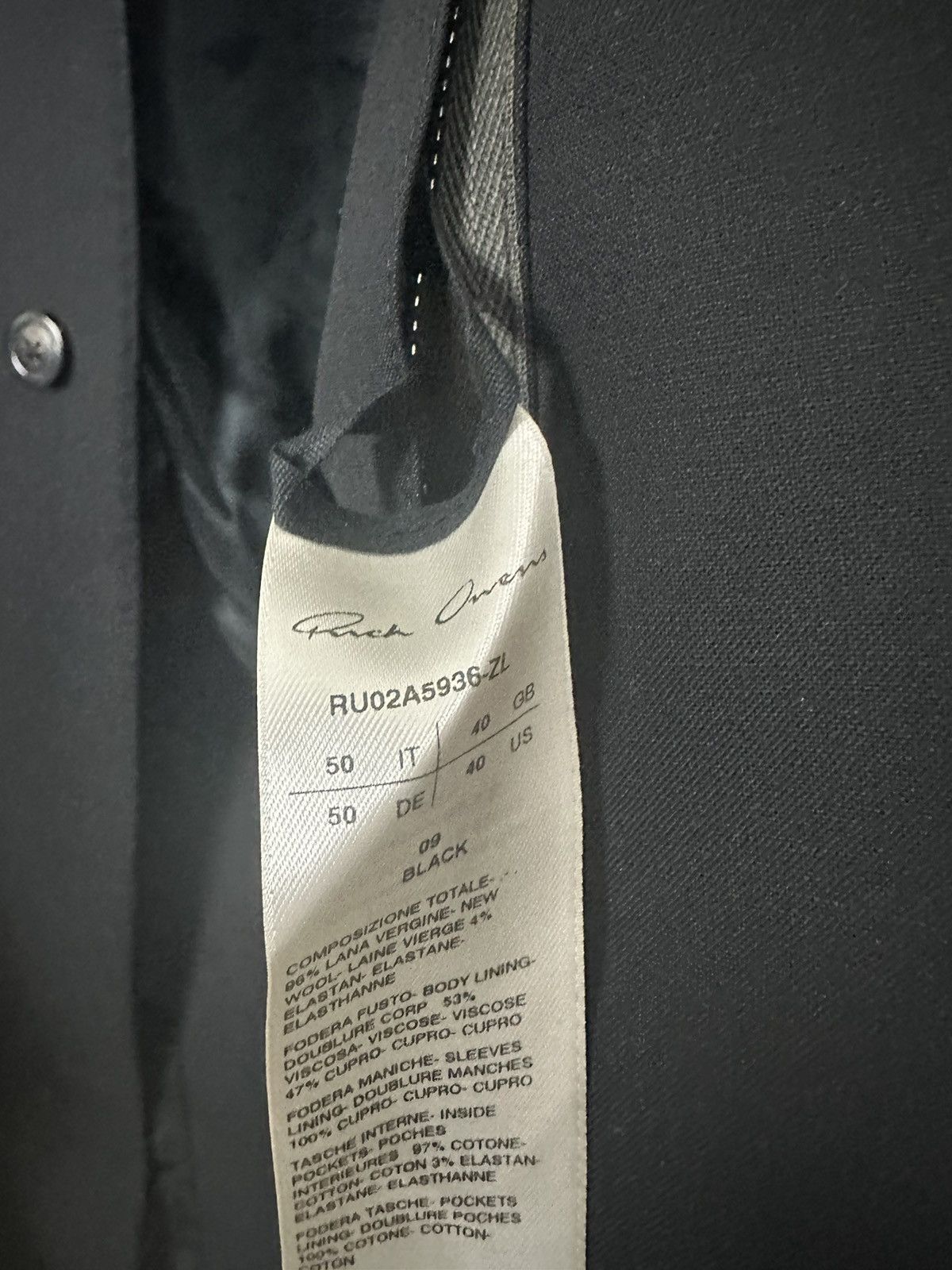 Rick Owens FW21 ‘GETHSEMANE’ Wool Jumbo Tatlin Size US M / EU 48-50 / 2 - 10 Thumbnail