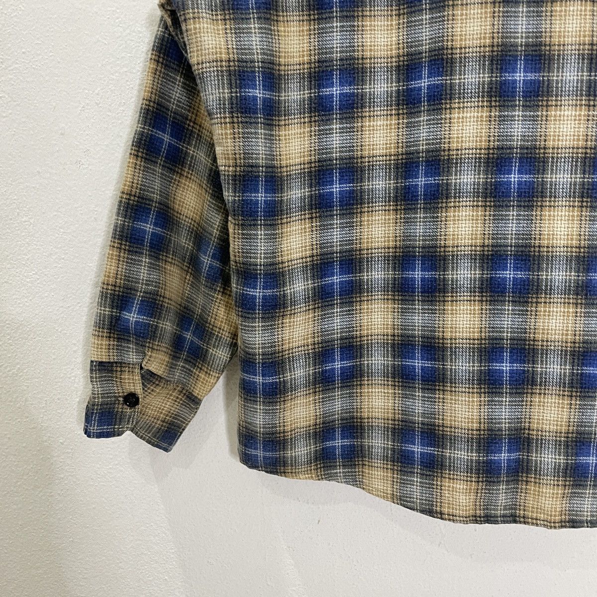 Sears Vintage 70s Sears Checkered Flannel Tee Size US XL / EU 56 / 4 - 8 Thumbnail