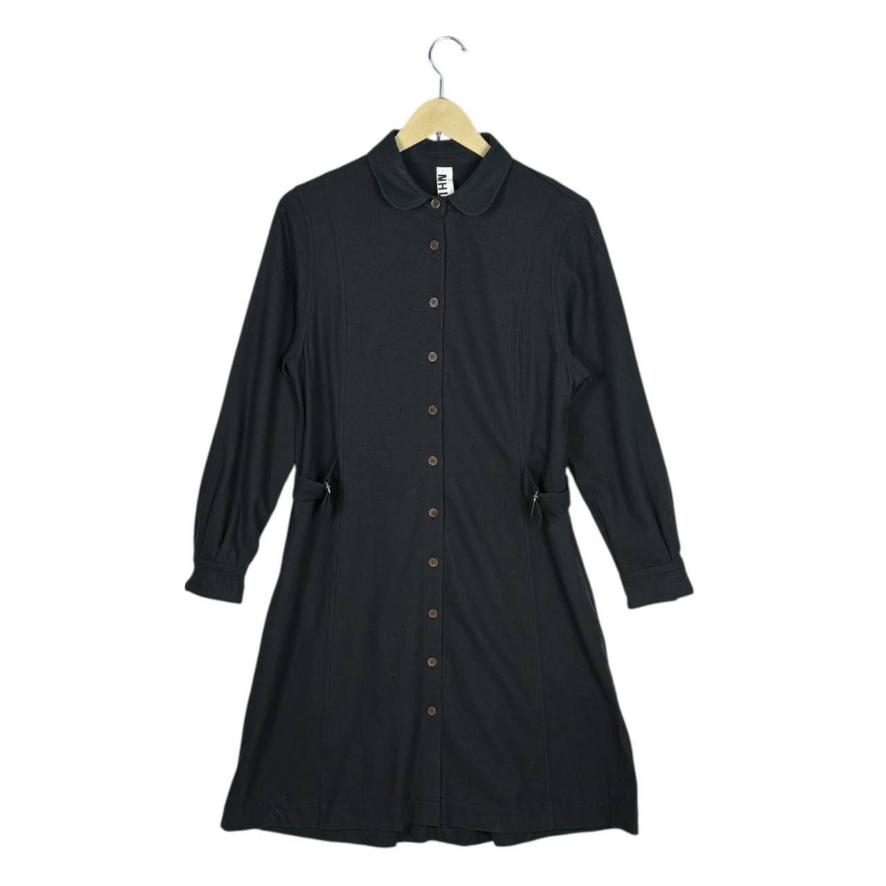 Margaret Howell MHL Margaret Howell Wool Button Down Dress Black Size II M Size M / US 6-8 / IT 42-44 - 1 Thumbnail