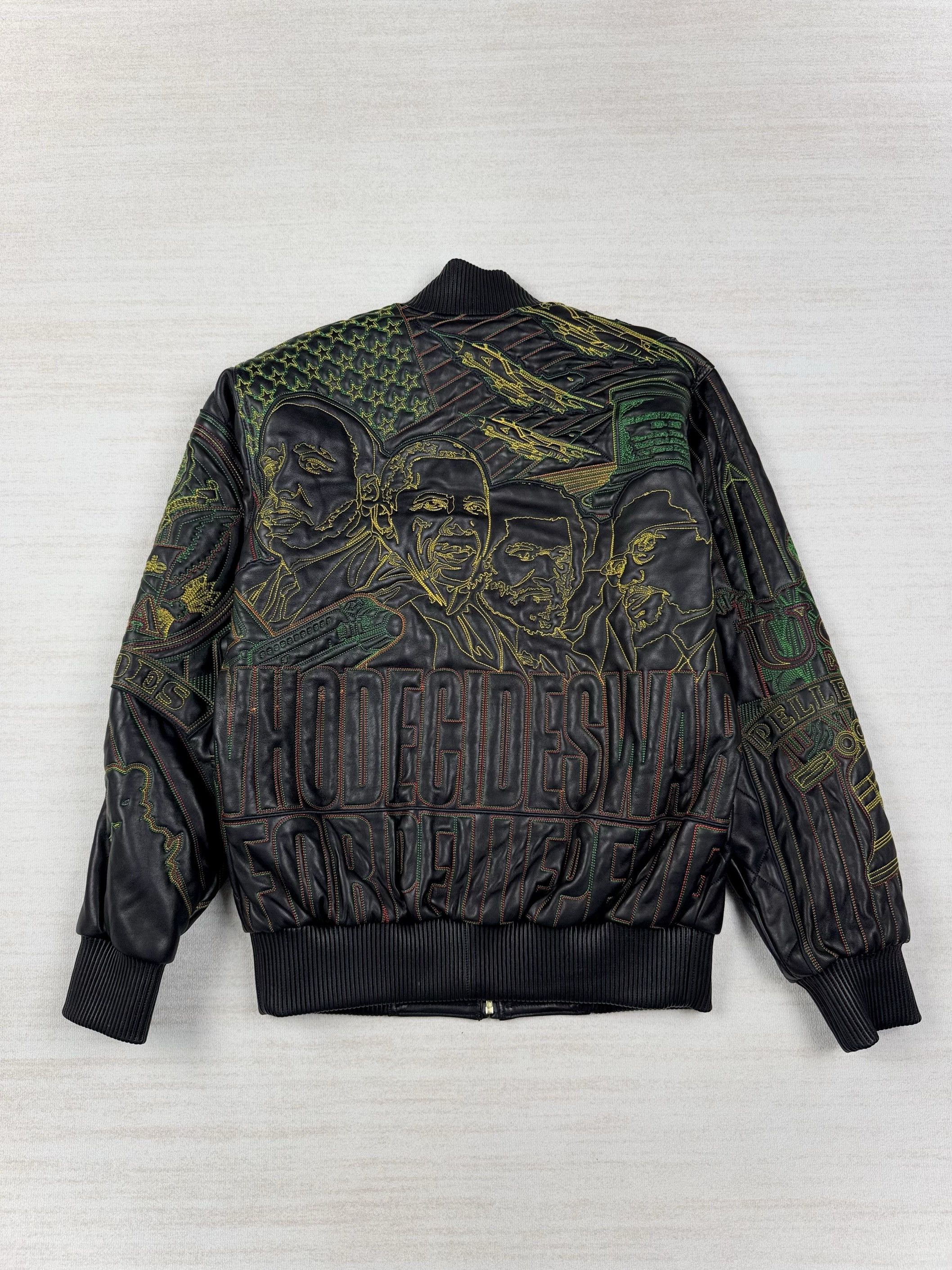 Pelle Pelle × Who Decides War WDW x PP MONUMENT GENUINE LEATHER JACKET Size US M / EU 48-50 / 2 - 1 Thumbnail