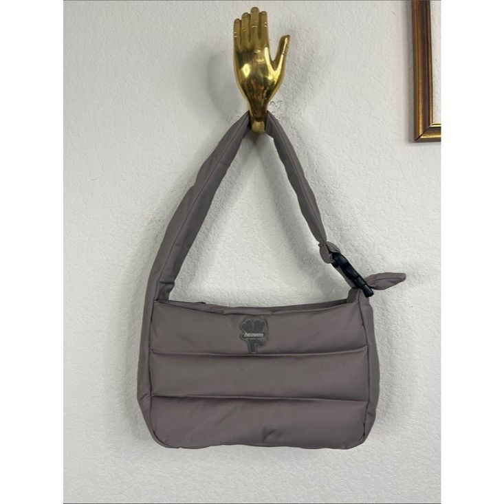 Heaven by Marc Jacobs MARC JACOBS Taupe Heaven By Nylon Messenger Bag In Cement Pu Size ONE SIZE - 1 Thumbnail