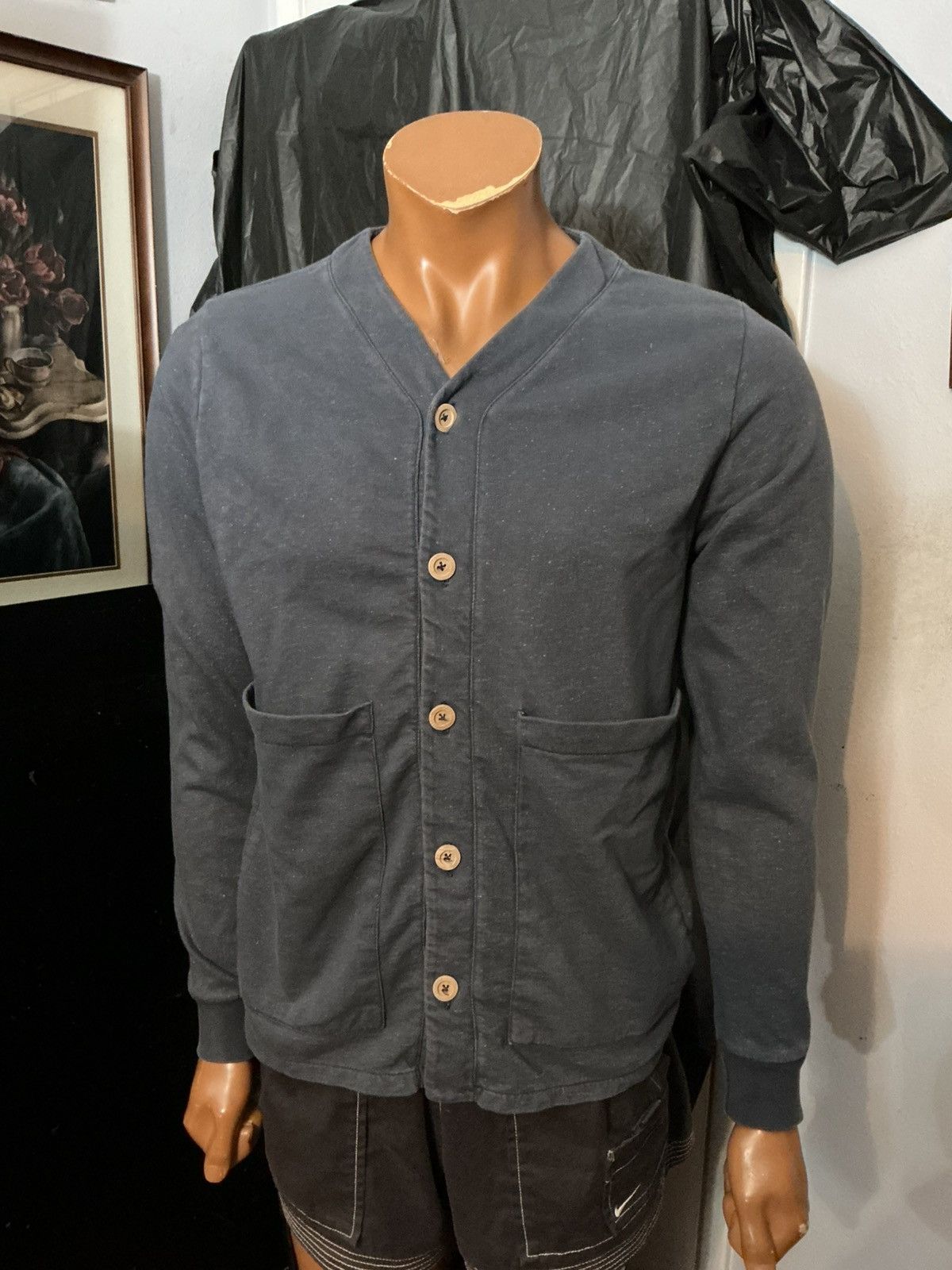Other Unfeigned Gear Organic Cotton Terry Fleece Cardigan Sweater Size US S / EU 44-46 / 1 - 9 Thumbnail