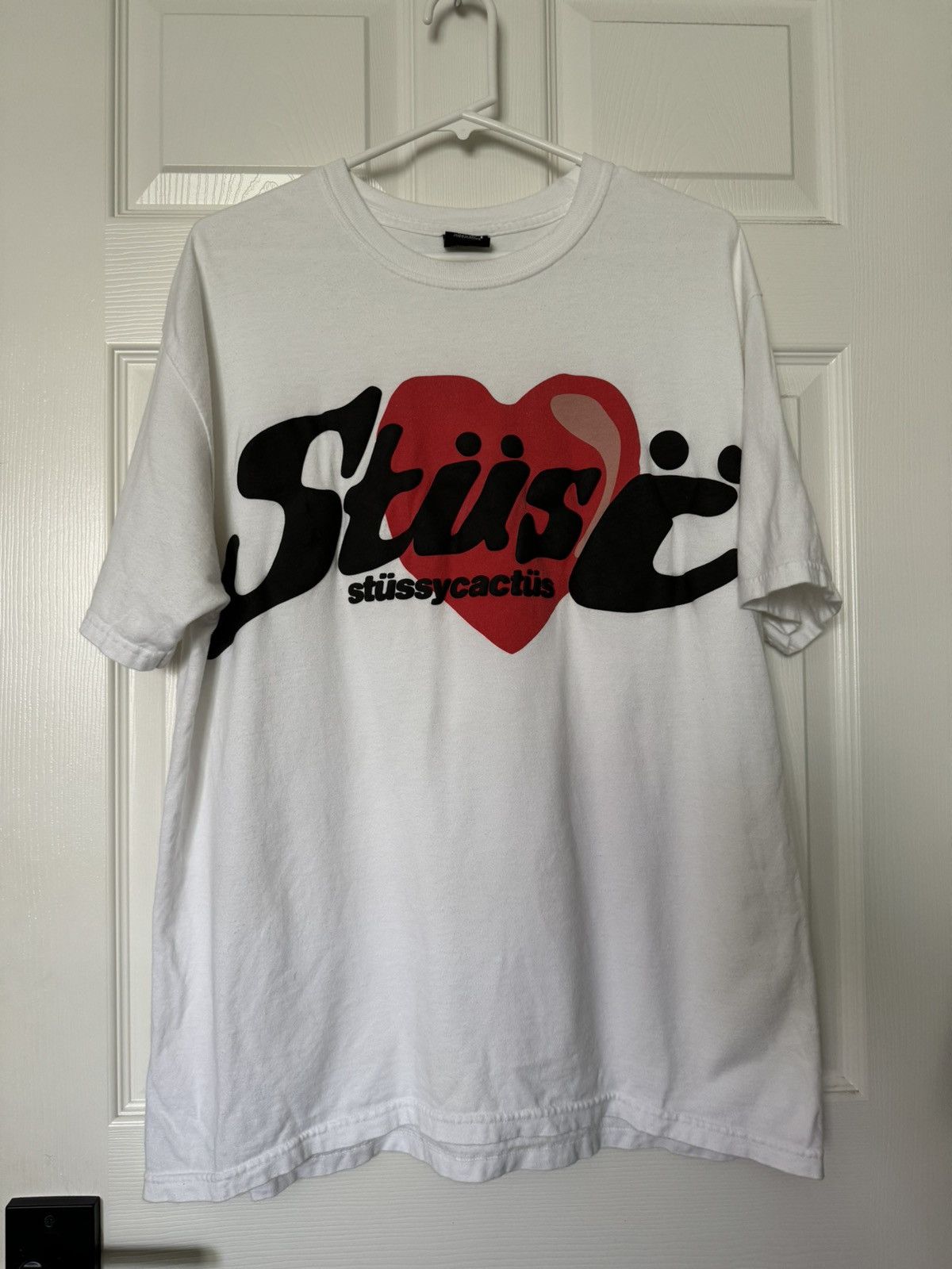 Stussy Cactus Plant Flea Market CPFM Stussy Heart T-Shirt | Grailed