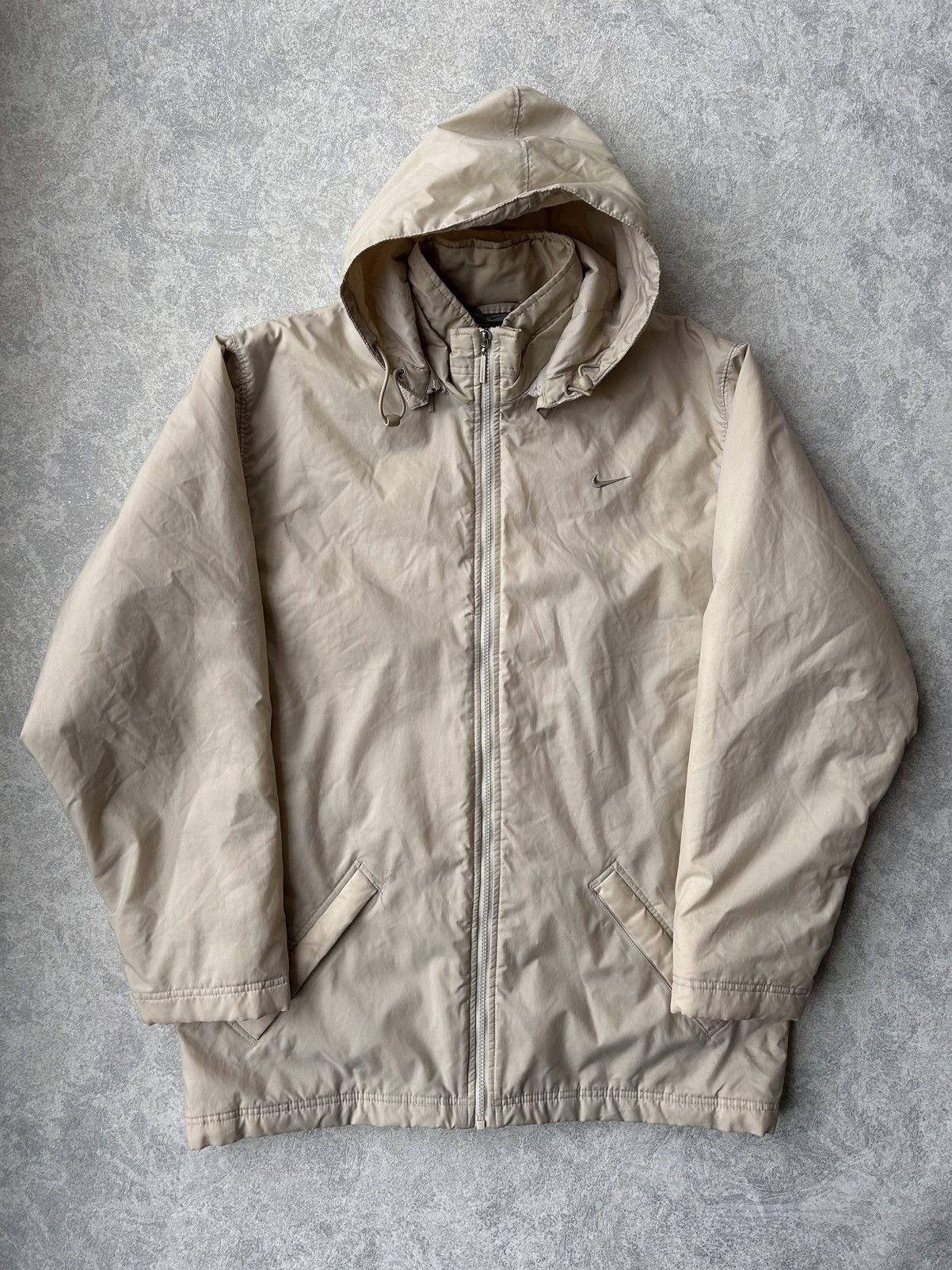 Nike Vintage Nike Swoosh Big Logo Puffer Coat Jacket Size US L / EU 52-54 / 3 - 2 Thumbnail