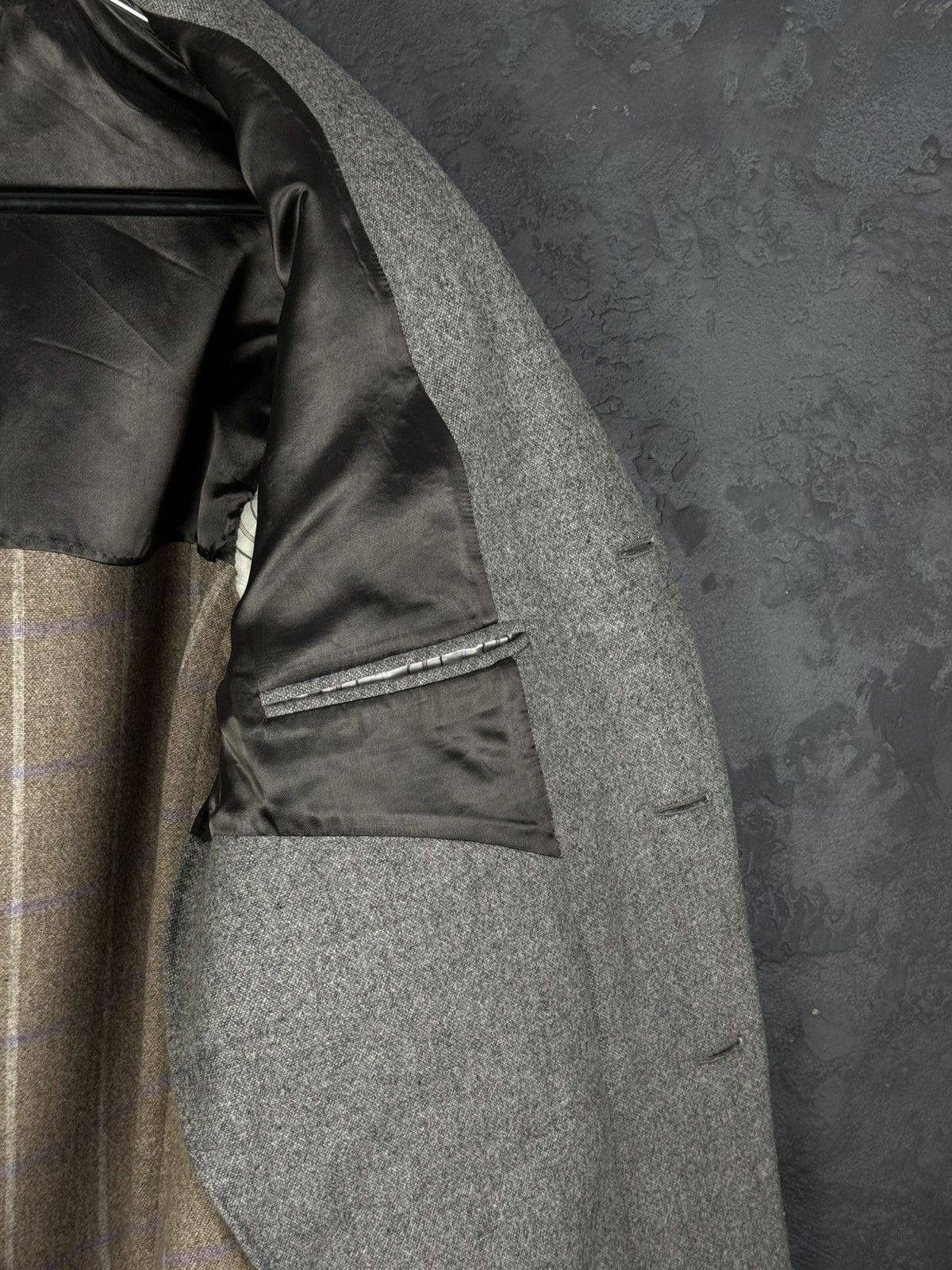 Hackett Men’s Hackett London Gray Wool Coat Size 54 Size US L / EU 52-54 / 3 - 18 Thumbnail
