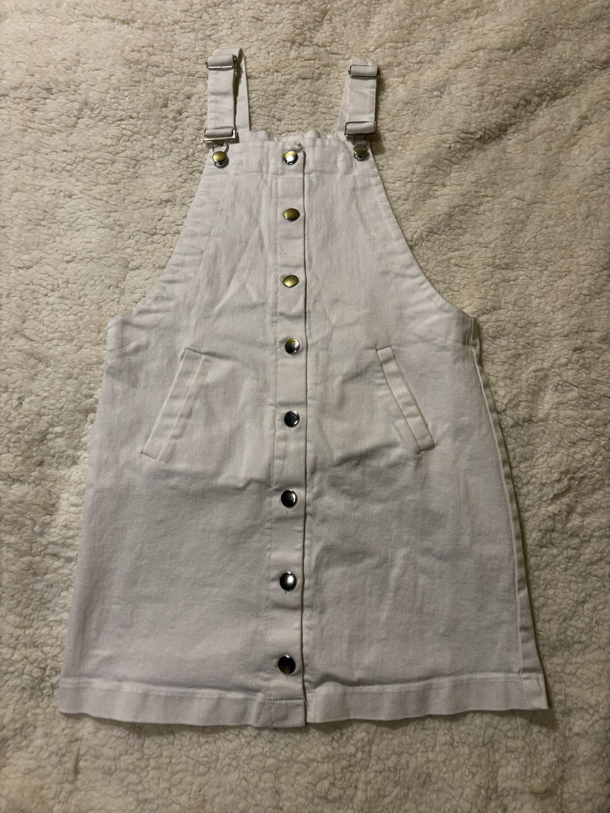 Other White denim overall dress0126 Size XS / US 0-2 / IT 36-38 - 1 Thumbnail