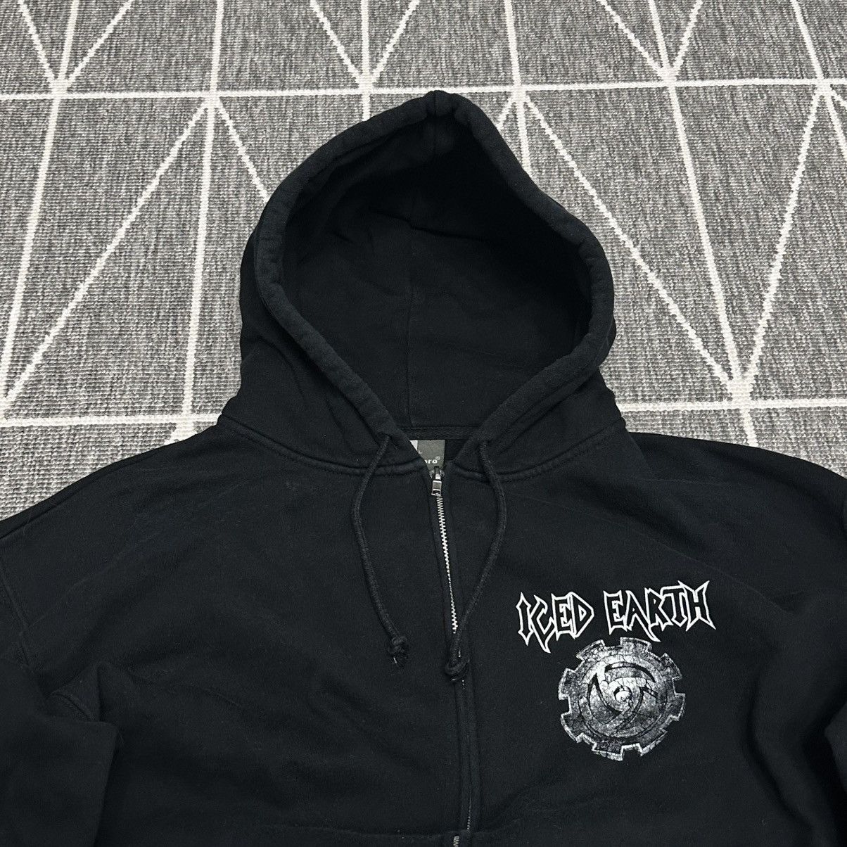 Vintage vintage zip hoodie iced earth promodoro merch rock merch Size US M / EU 48-50 / 2 - 3 Thumbnail