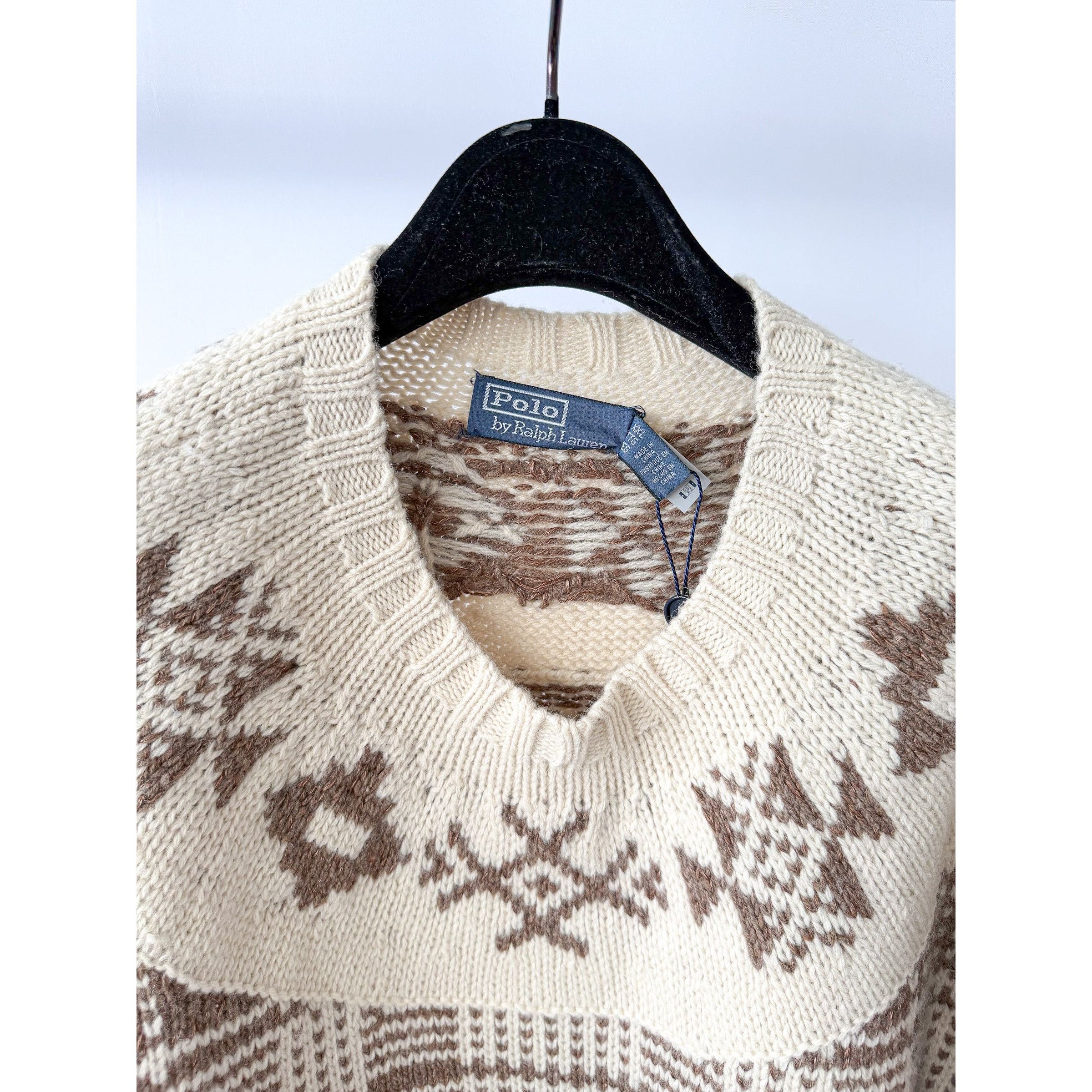 Polo Ralph Lauren Ralph Lauren Polo Plaid Wool Linen Jumper Size US XXL / EU 58 / 5 - 8 Thumbnail