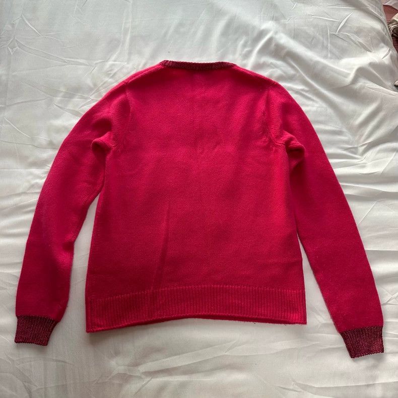 Gucci Gucci Pink kitten sweater 2501-Nextarrow Size US M / EU 48-50 / 2 - 3 Thumbnail