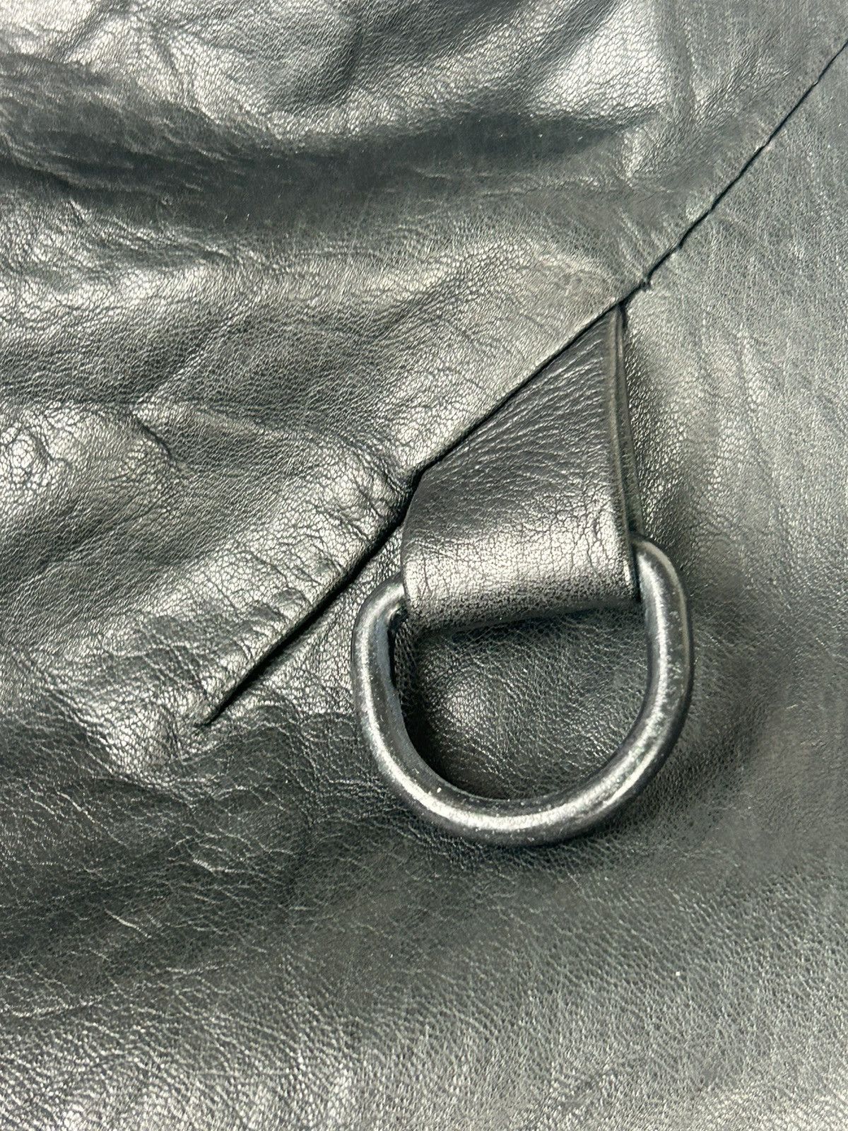 Yasuyuki Ishii Yasuyuki Ishii 90’s Asymmetric Double Leather Coat Size US S / EU 44-46 / 1 - 13 Thumbnail